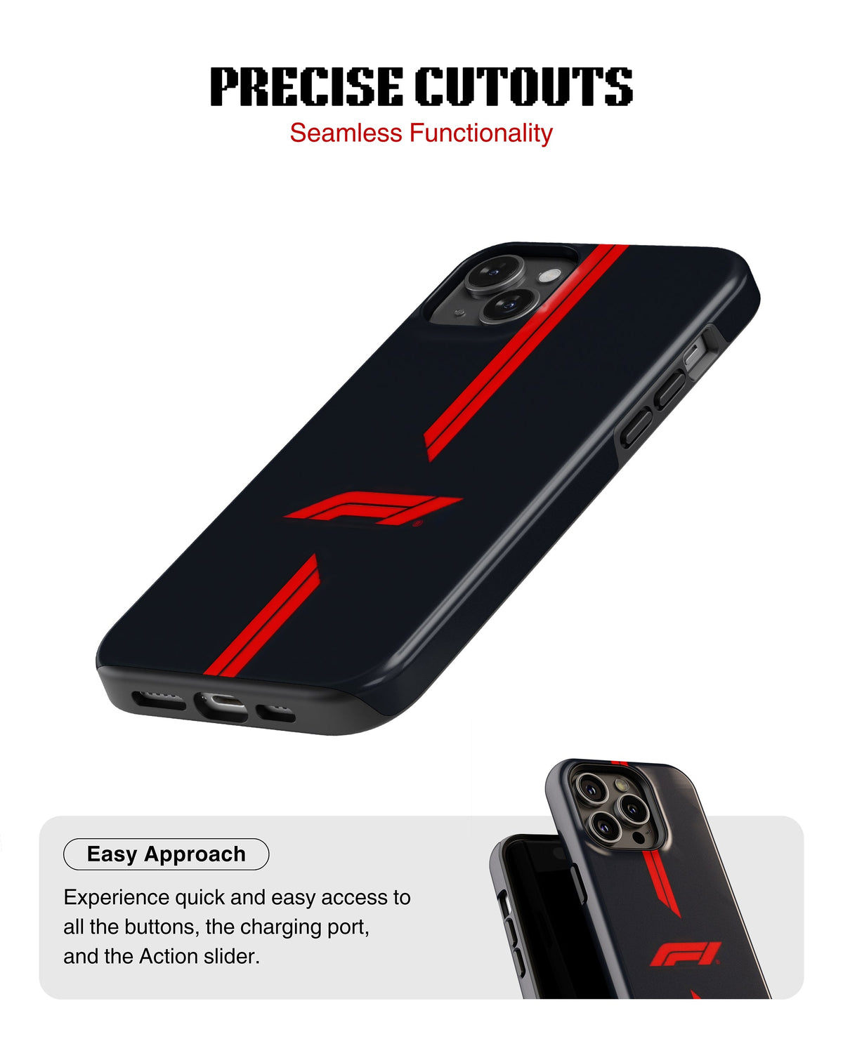 iPhone 13 Mini Tank Case | Formula 1 (F1 Grid)