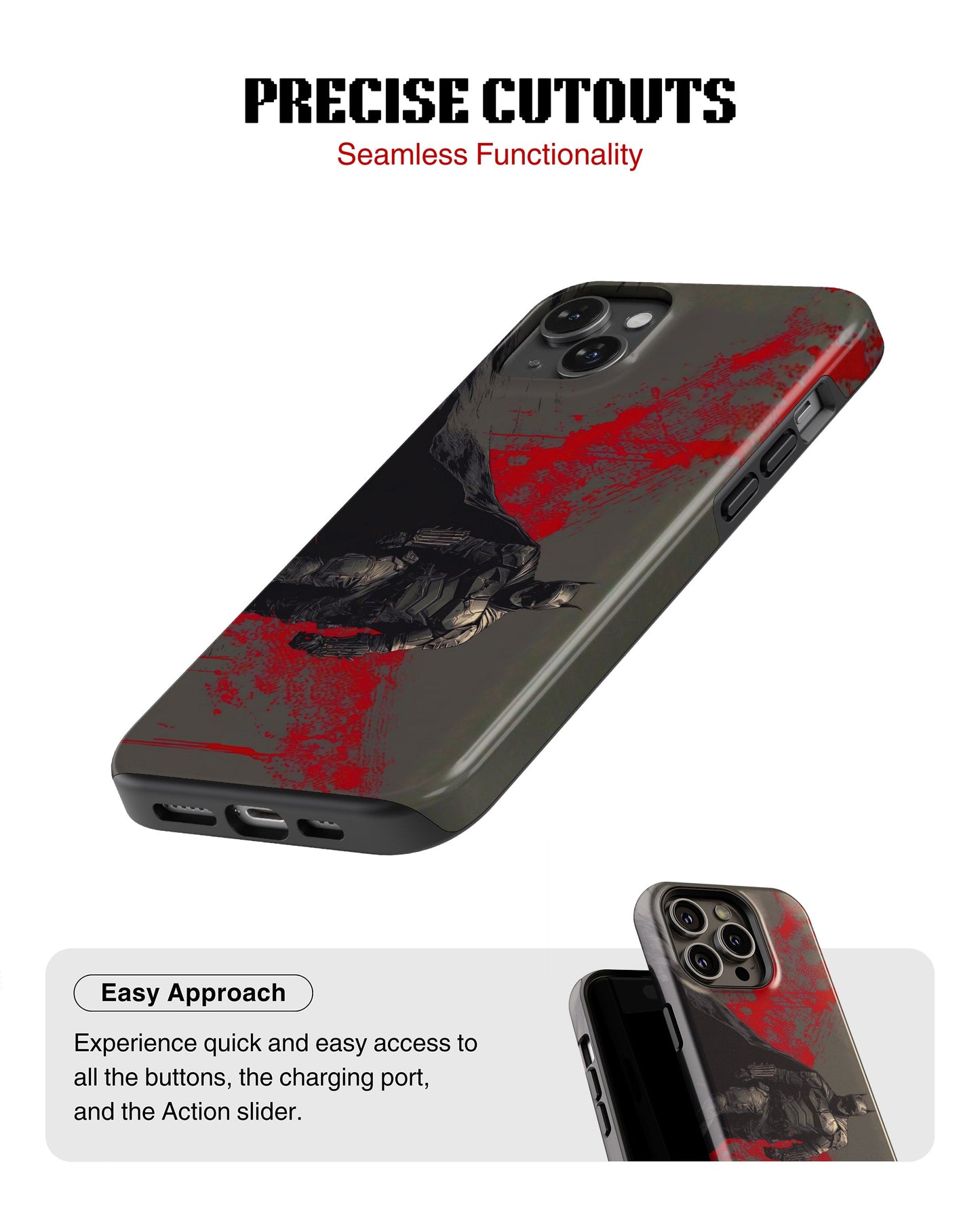 iPhone 14 Plus Tank Case | Superhero (Fallen Knight)