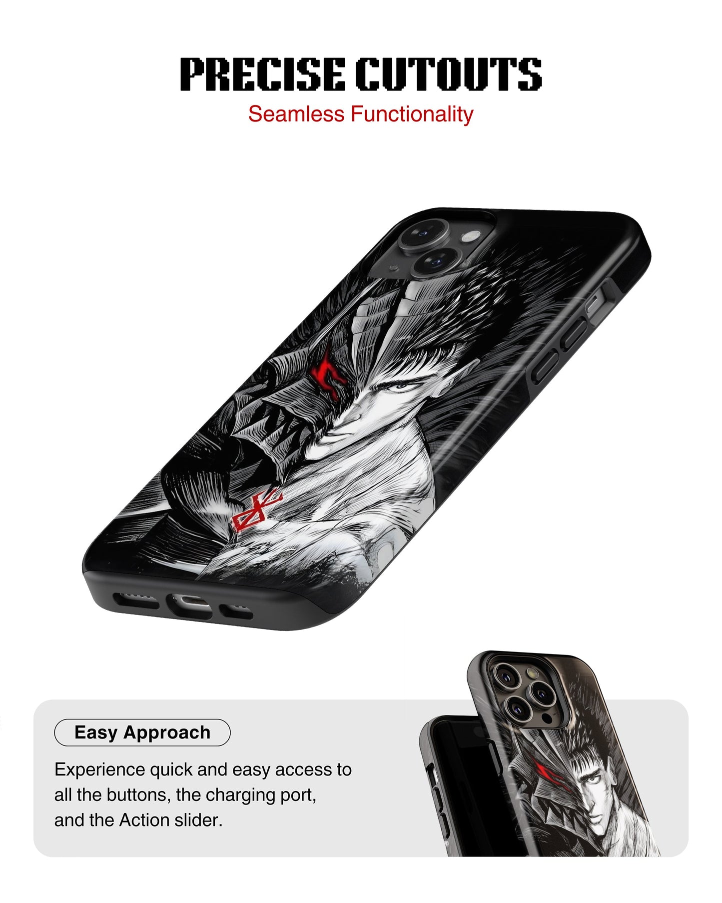 iPhone 15 Plus Tank Case | Anime (Fatebound)