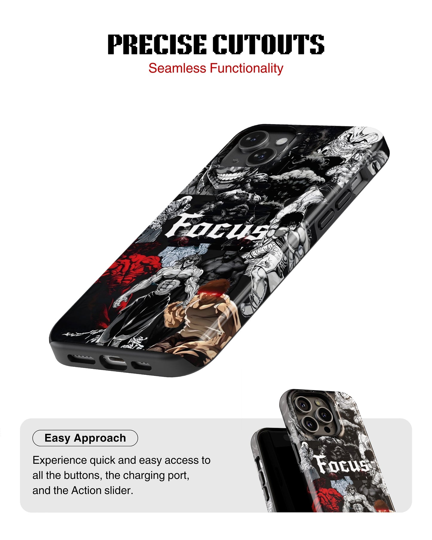 iPhone 14 Tank Case | Anime (Focus Mode)