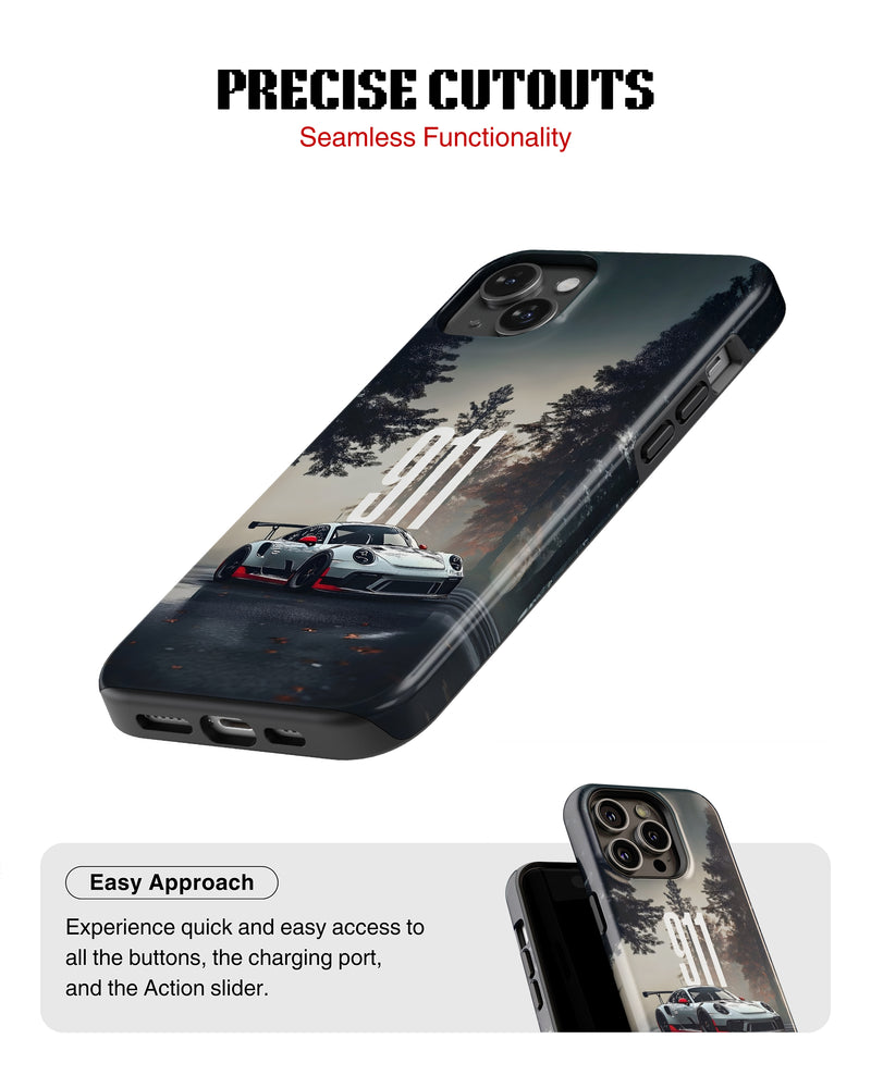 Samsung Galaxy S25 Tank Case | Sports Car (Forest Run)