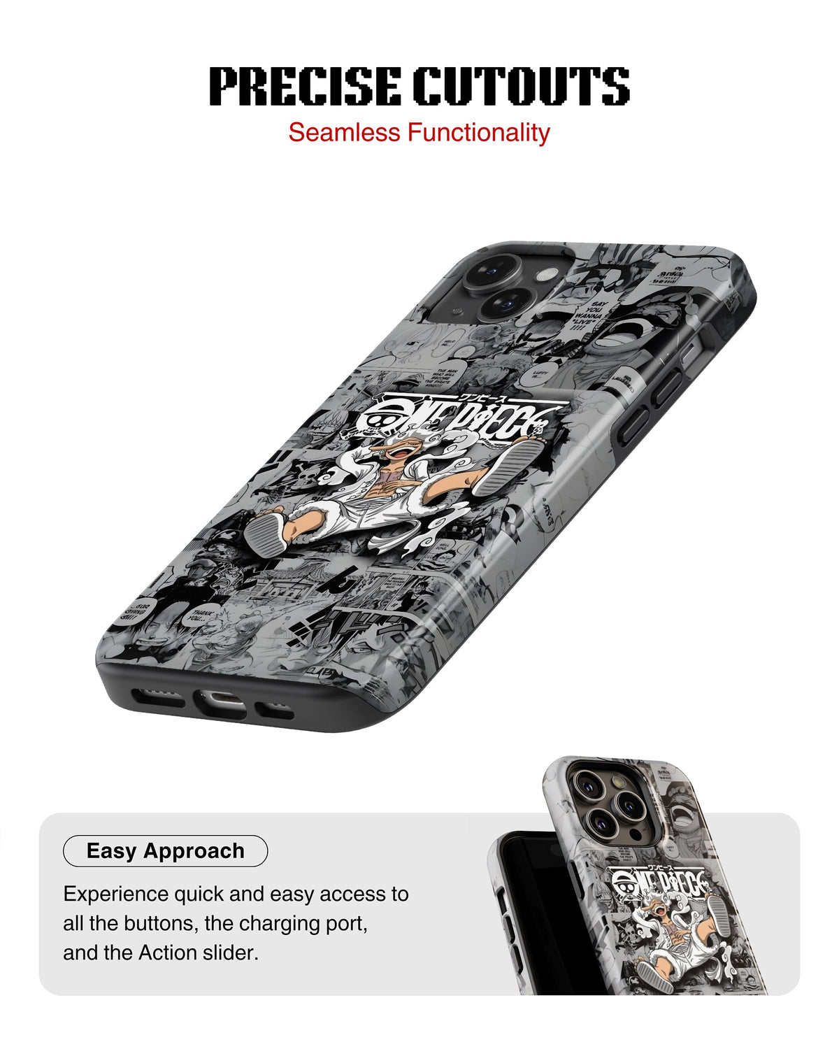 iPhone 13 Tank Case | Anime (Gear 5 Luffy)
