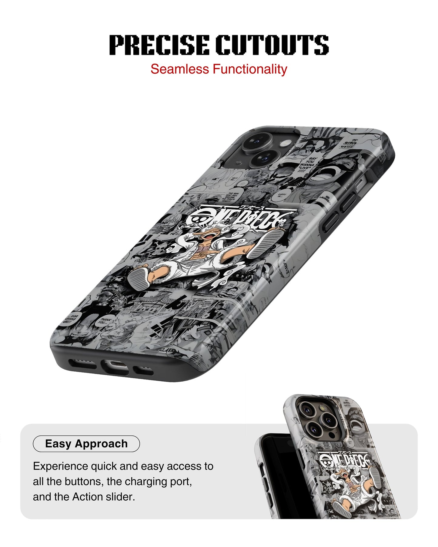 iPhone 13 Tank Case | Anime (Gear 5 Luffy)