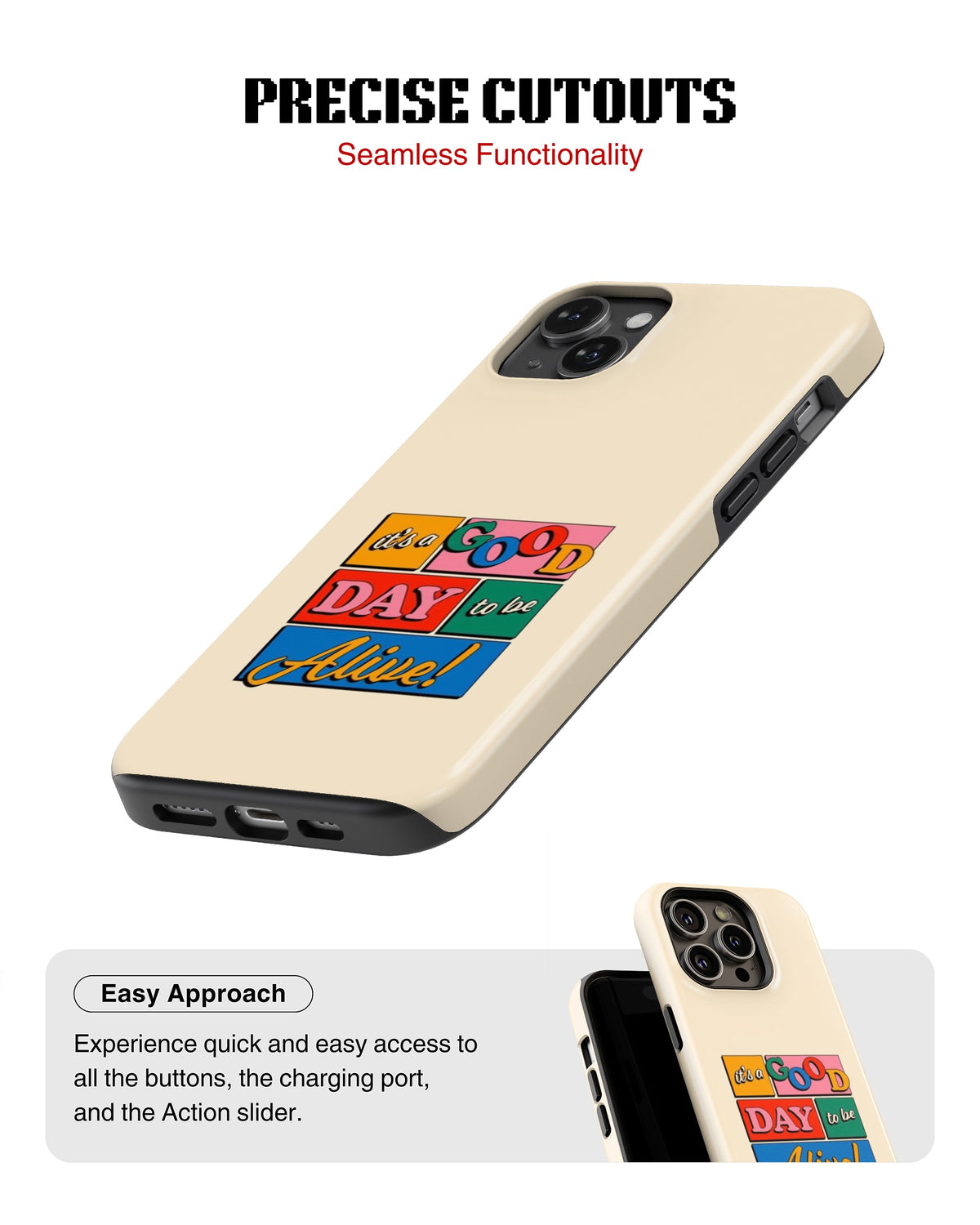 iPhone 14 Tank Case | Modernism (Good Vibes)