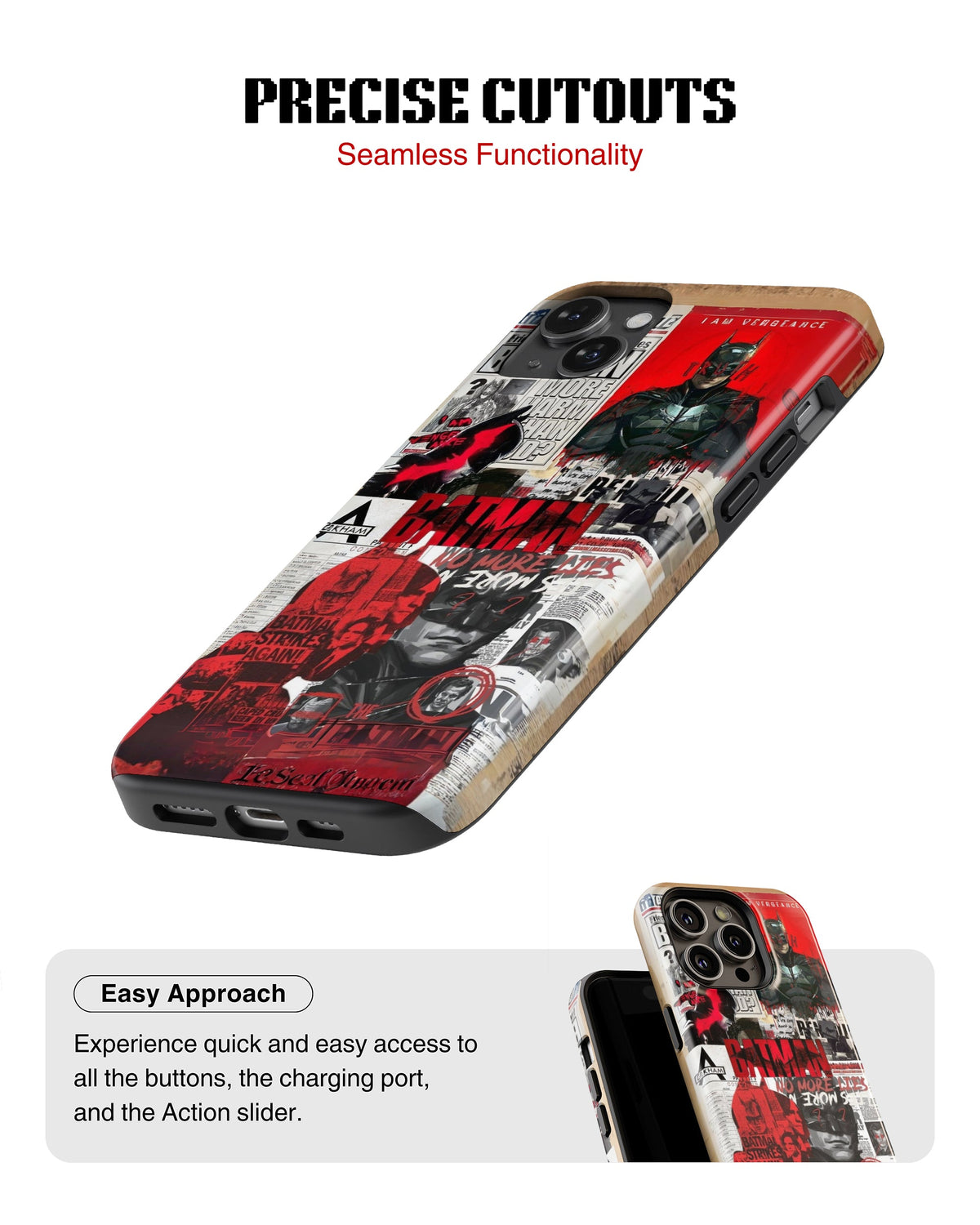 iPhone 12 Mini Tank Case | Superhero (Gotham Files)