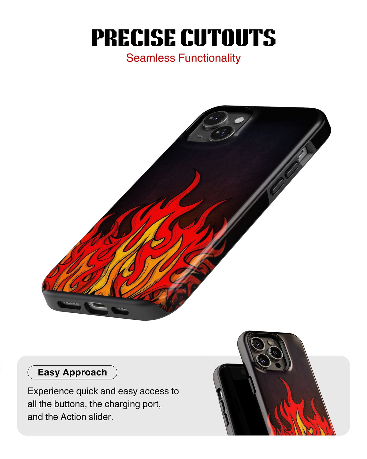 iPhone 13 Mini Tank Case | Modernism (Hellfire)