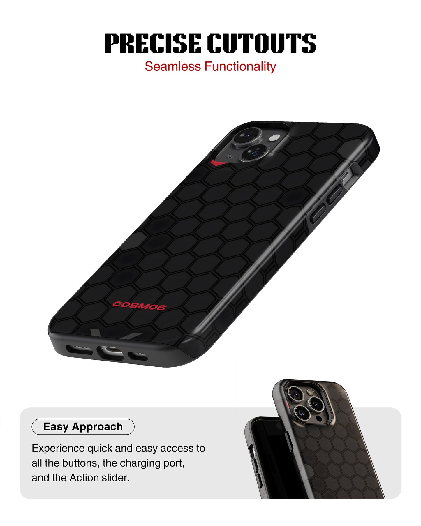 iPhone 12 Tank Case | Textures (Hex Core)