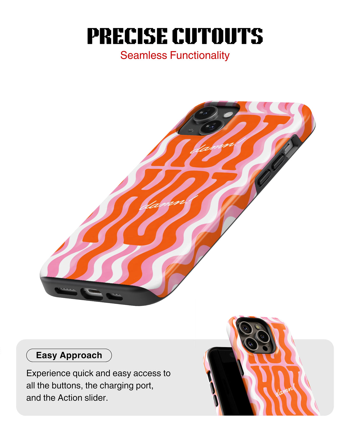 Samsung Galaxy S25 Tank Case | Girls Aesthetics (Hot Wave)