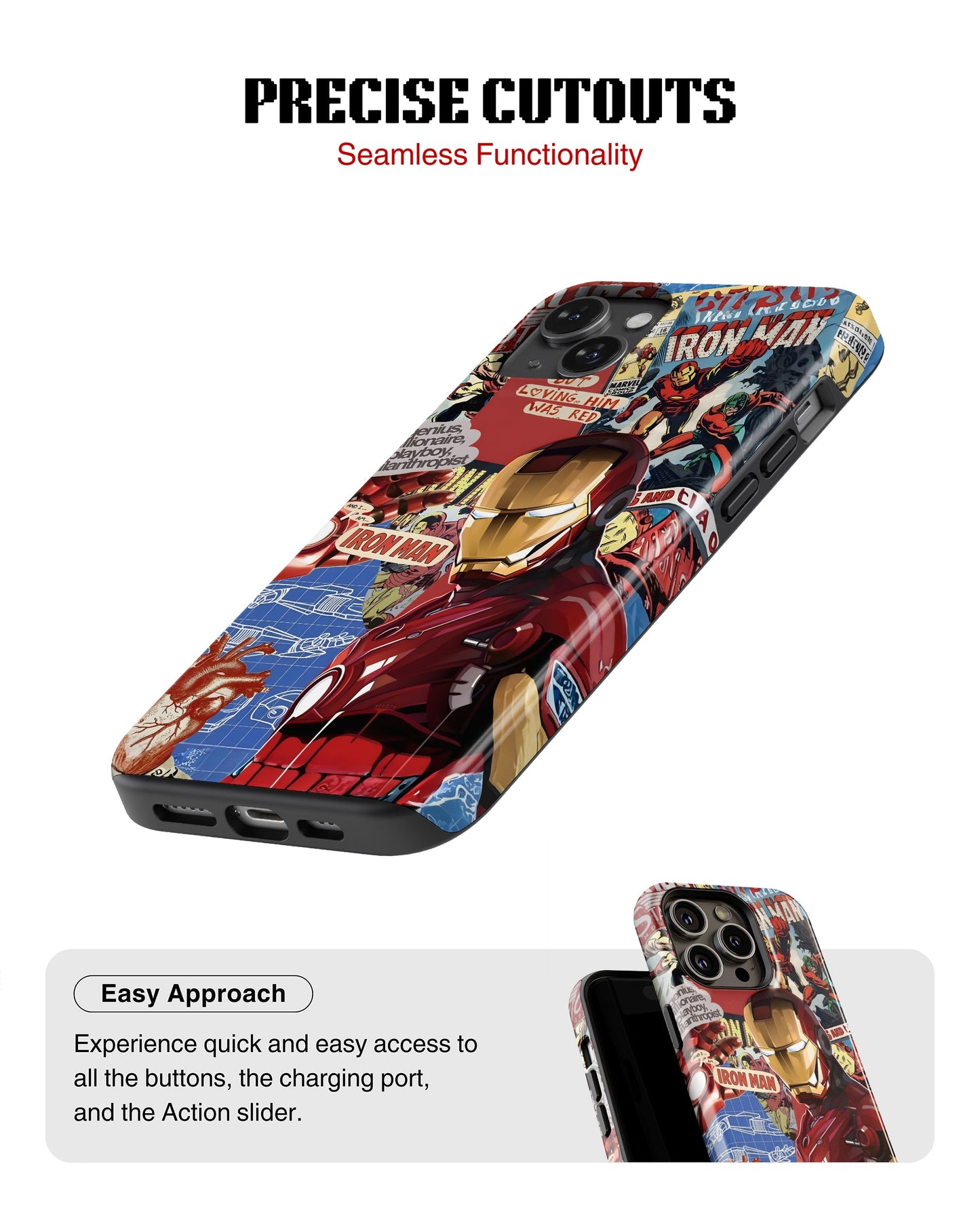 iPhone 11 Tank Case | Superhero (IronMan Originals)