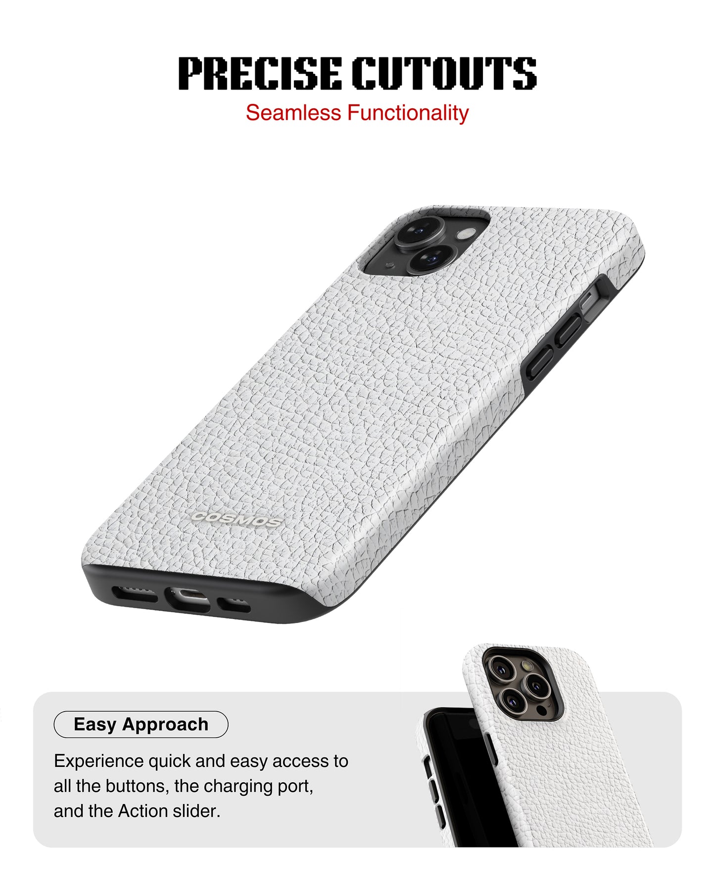 Samsung Galaxy S25 Tank Case | Textures (Ivory Grain)