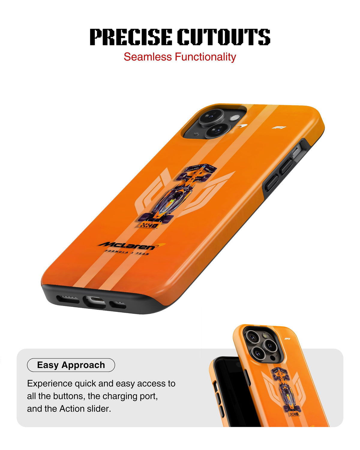 iPhone 14 Plus Tank Case | Formula 1 (McLaren Classics)