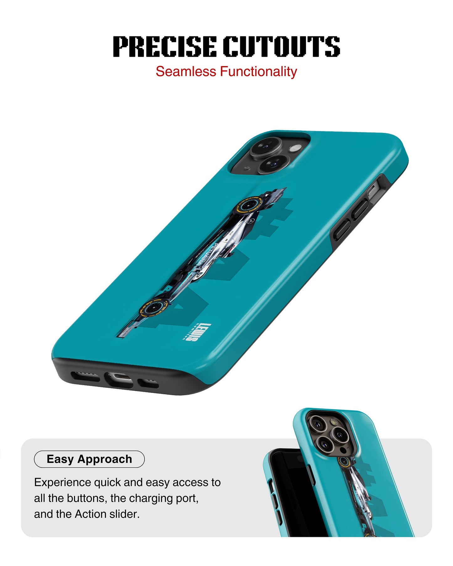 Samsung Galaxy S24 Tank Case | Formula 1 (Mercedes #44)