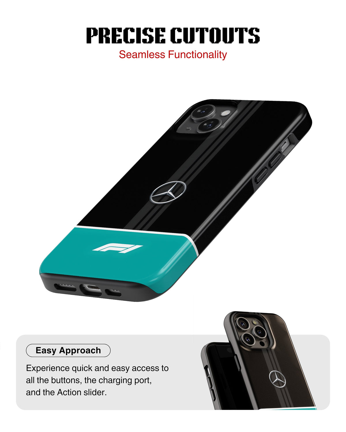 iPhone 13 Mini Tank Case | Formula 1 (Mercedes Originals)