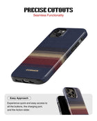 Samsung Galaxy S26 Tank Case | Textures (Midnight Border)