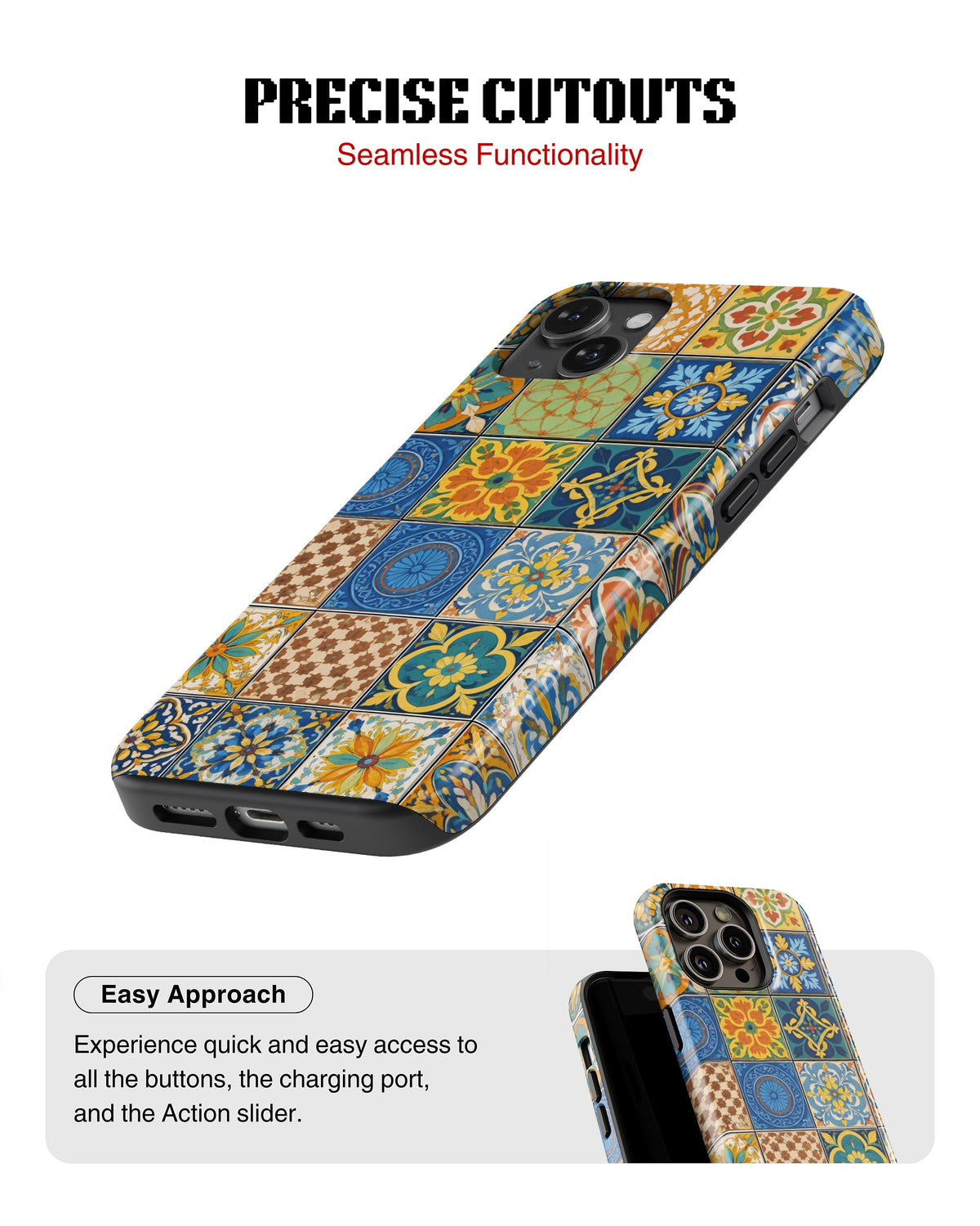 Samsung Galaxy S26 Ultra Tank Case | Girls Aesthetics (Moroccan Tiles)