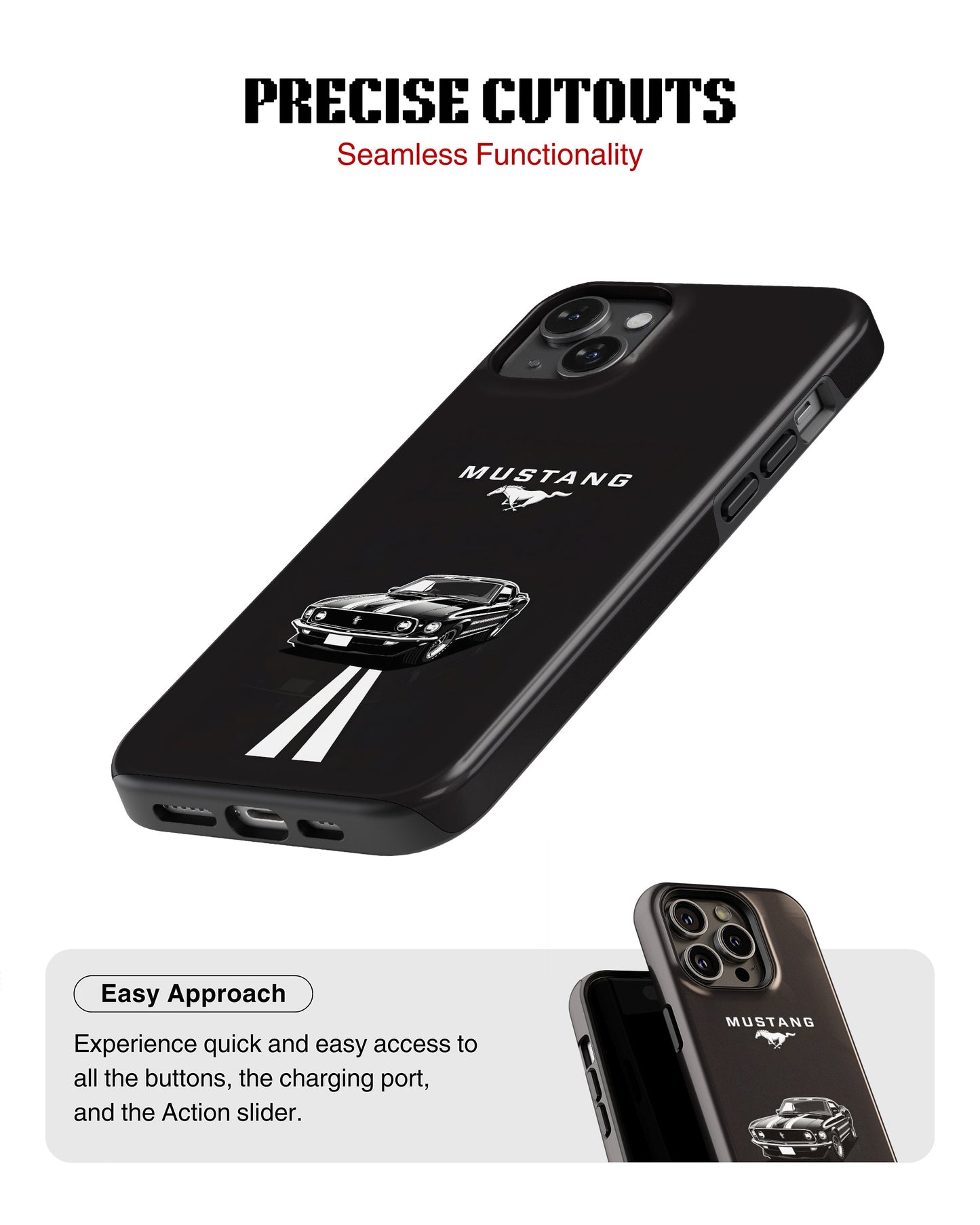 Samsung Galaxy S23 Plus Tank Case | Sports Car (Mustang)