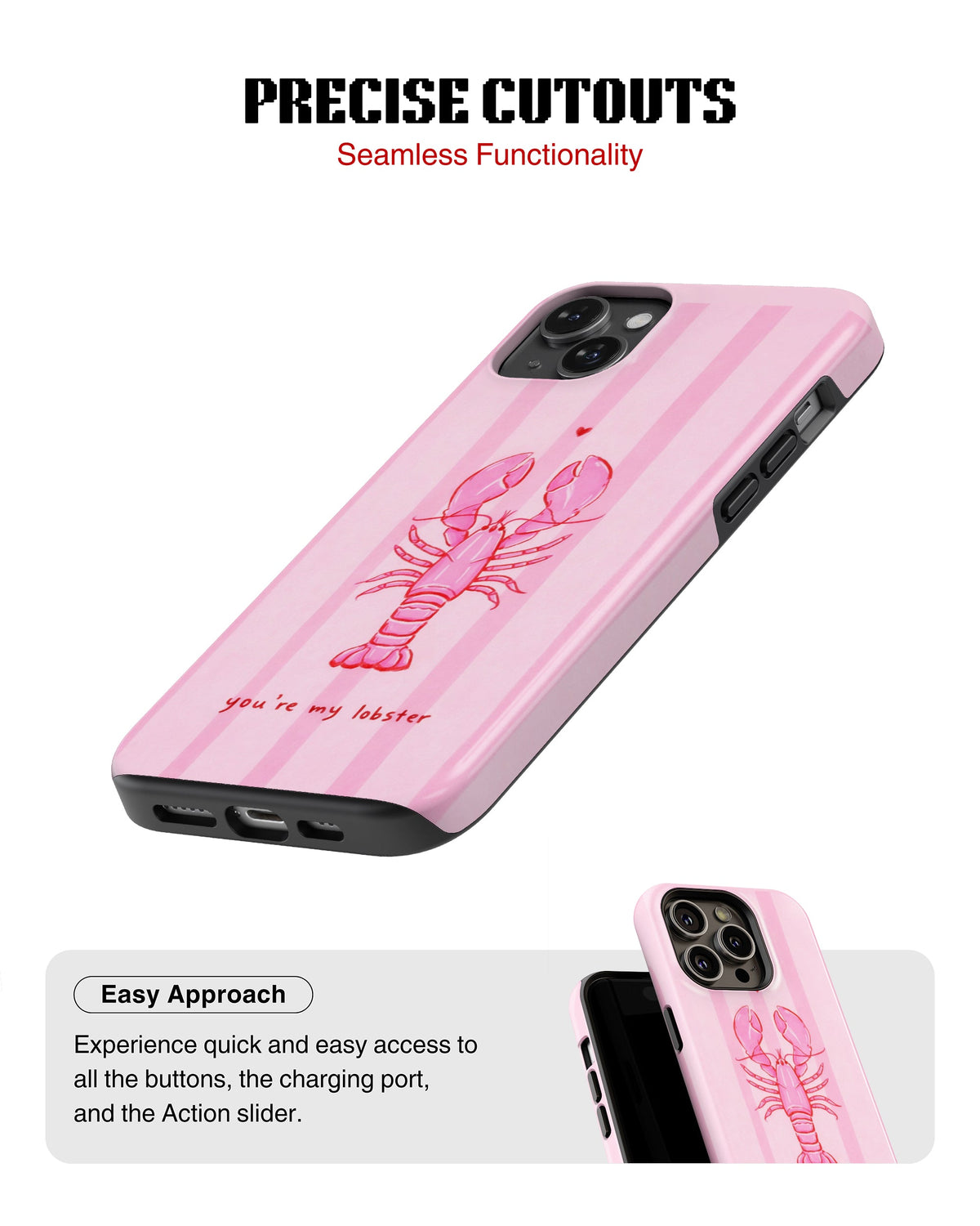 iPhone 12 Tank Case | Girls Aesthetics (My Lobster)