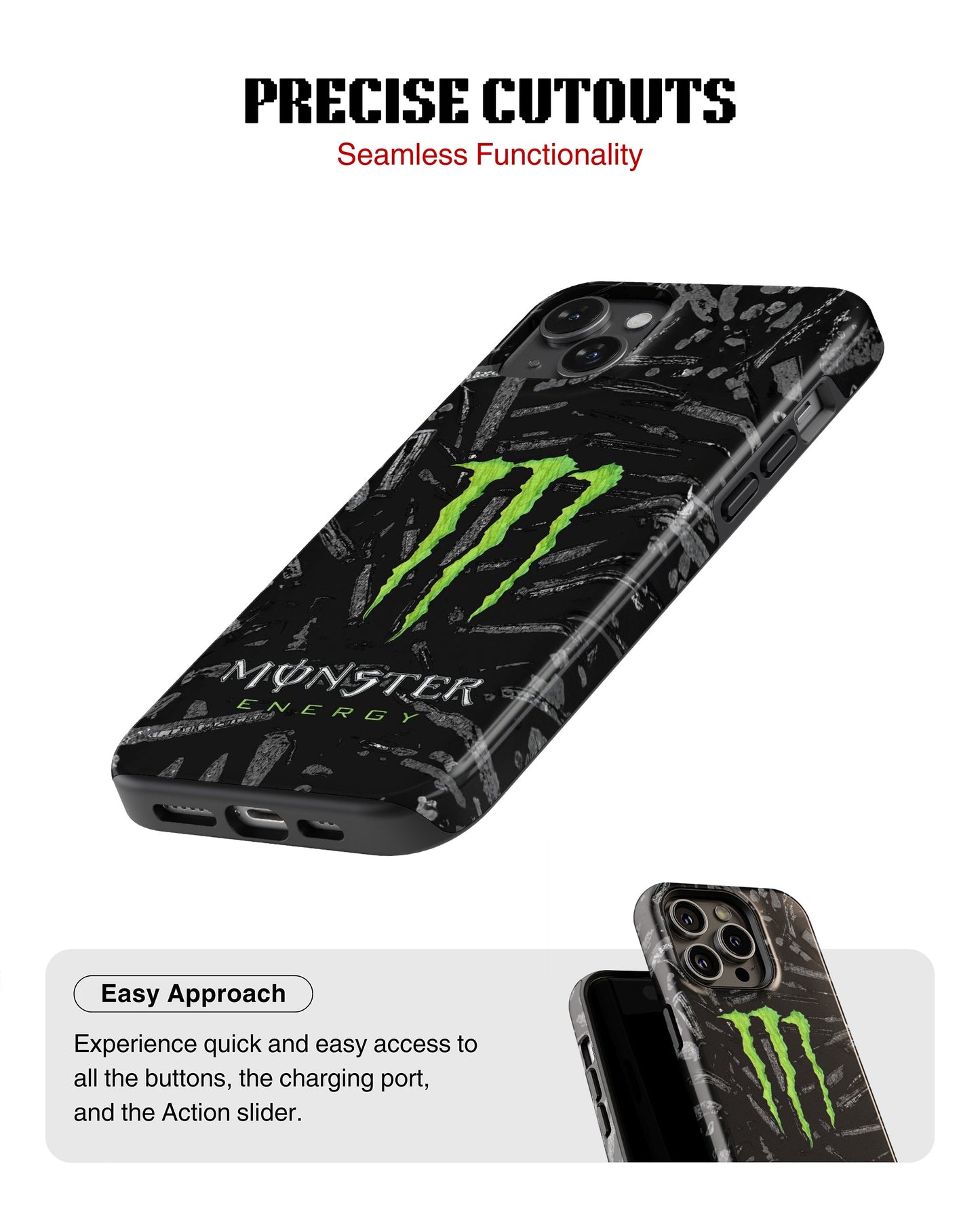 iPhone 12 Mini Tank Case | Modernism (Neon Beast)