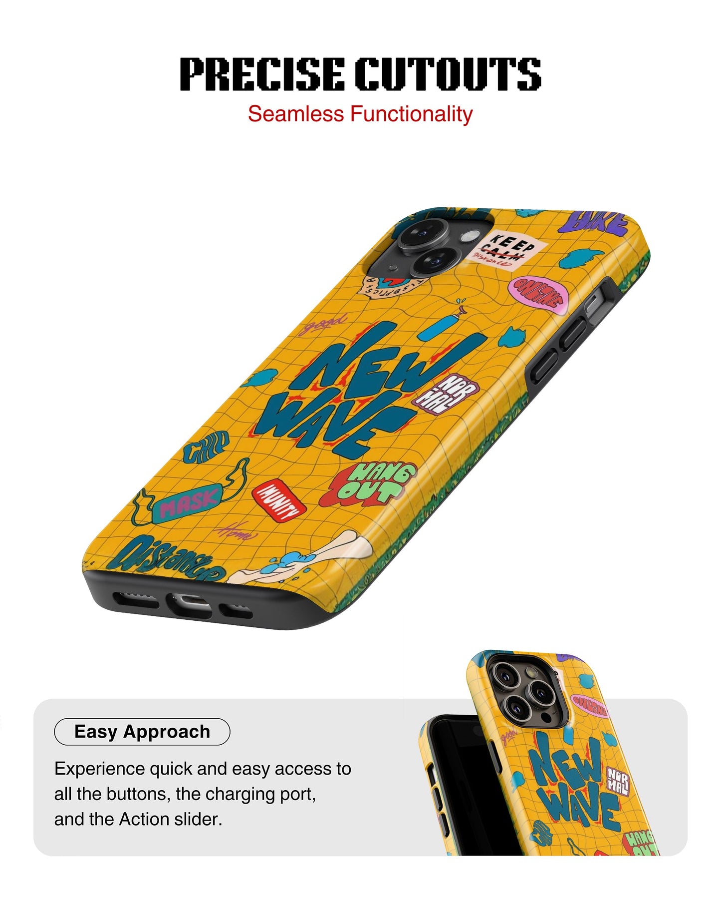 iPhone 12 Mini Tank Case | Modernism (New Wave)