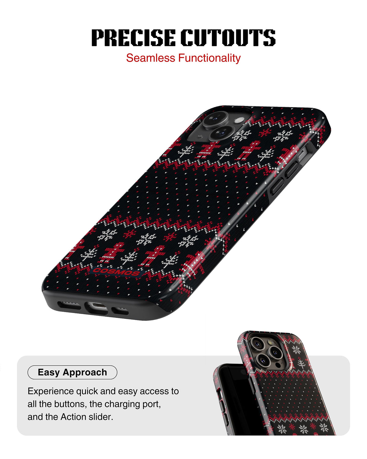 Samsung Galaxy S24 Tank Case | Textures (Nordic Night)