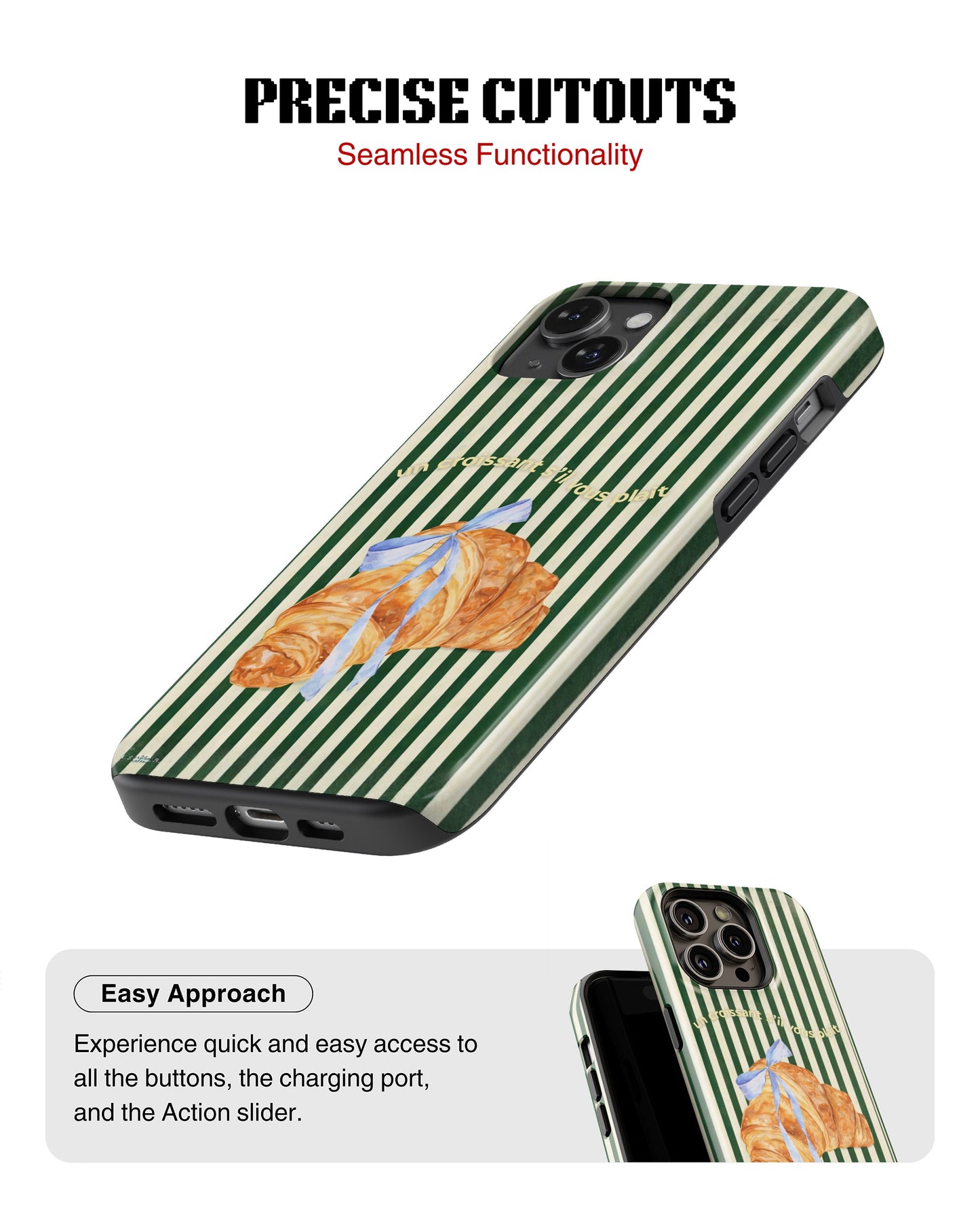 Samsung Galaxy S24 Ultra Tank Case | Girls Aesthetics (Paris Croissant)