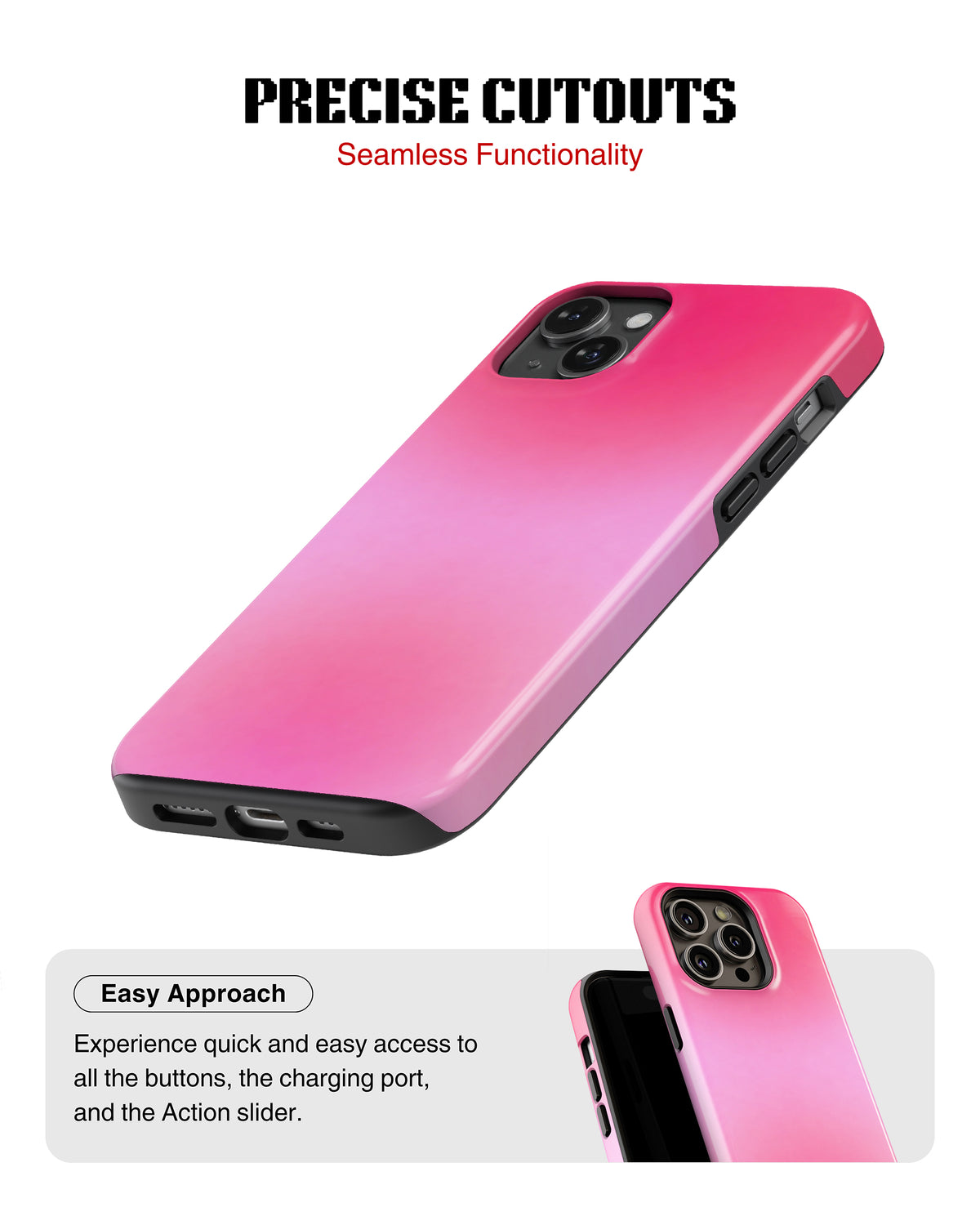 Samsung Galaxy S25 Tank Case | Girls Aesthetics (Pink Mist)