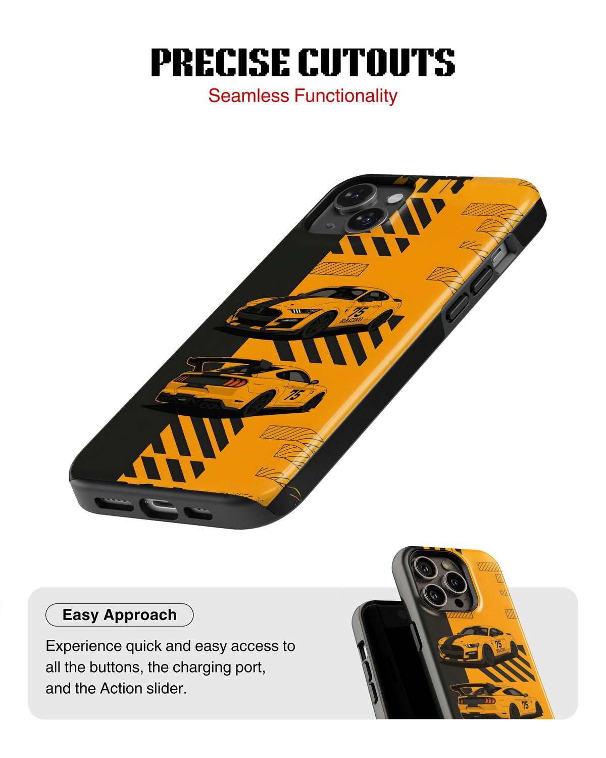 Samsung Galaxy S25 Tank Case | Sports Car (Racing 75)