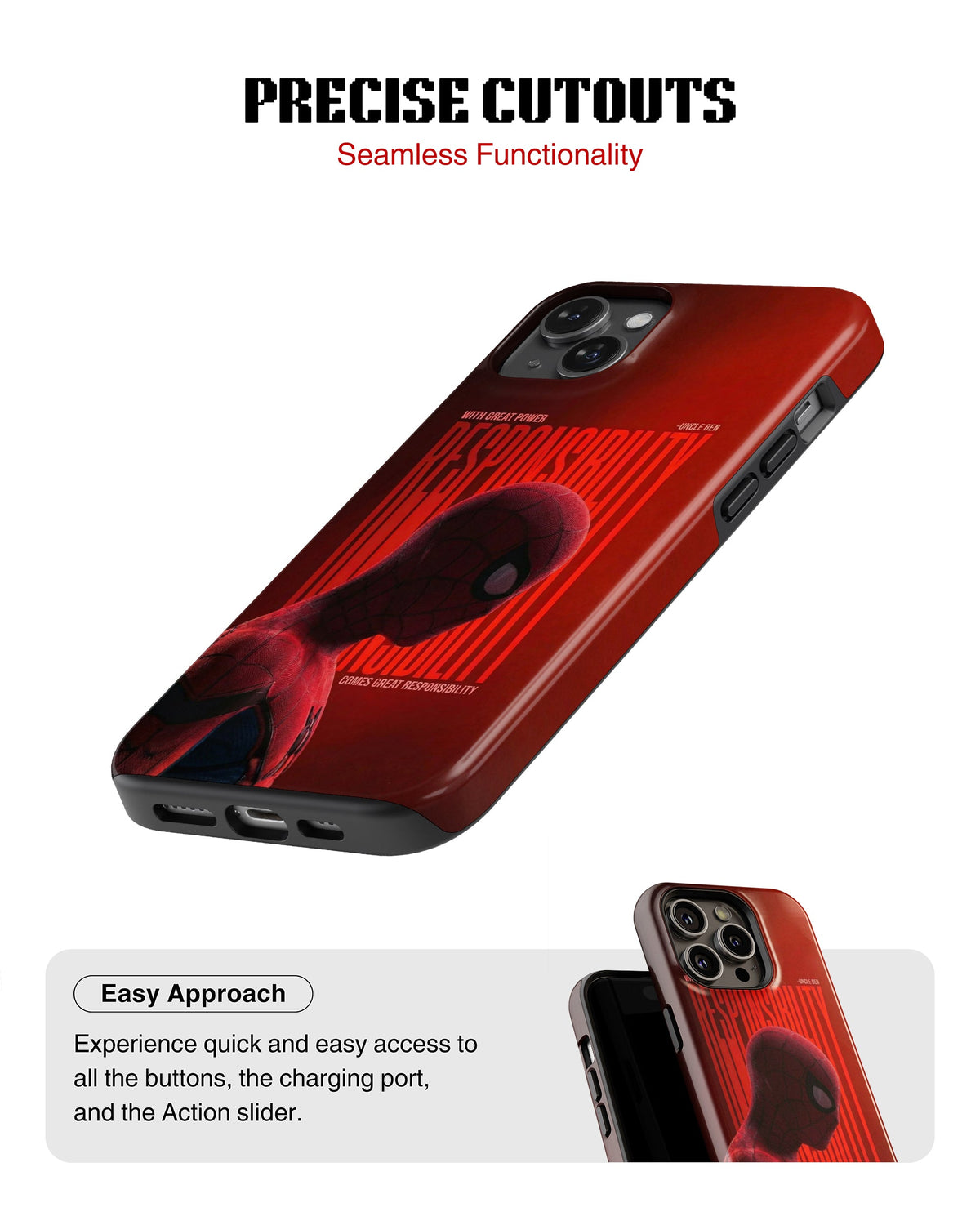 iPhone 13 Mini Tank Case | Superhero (Responsibility)