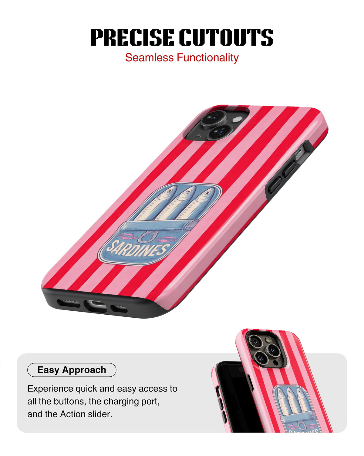 Samsung Galaxy S24 Ultra Tank Case | Girls Aesthetics (Sardine Pop)