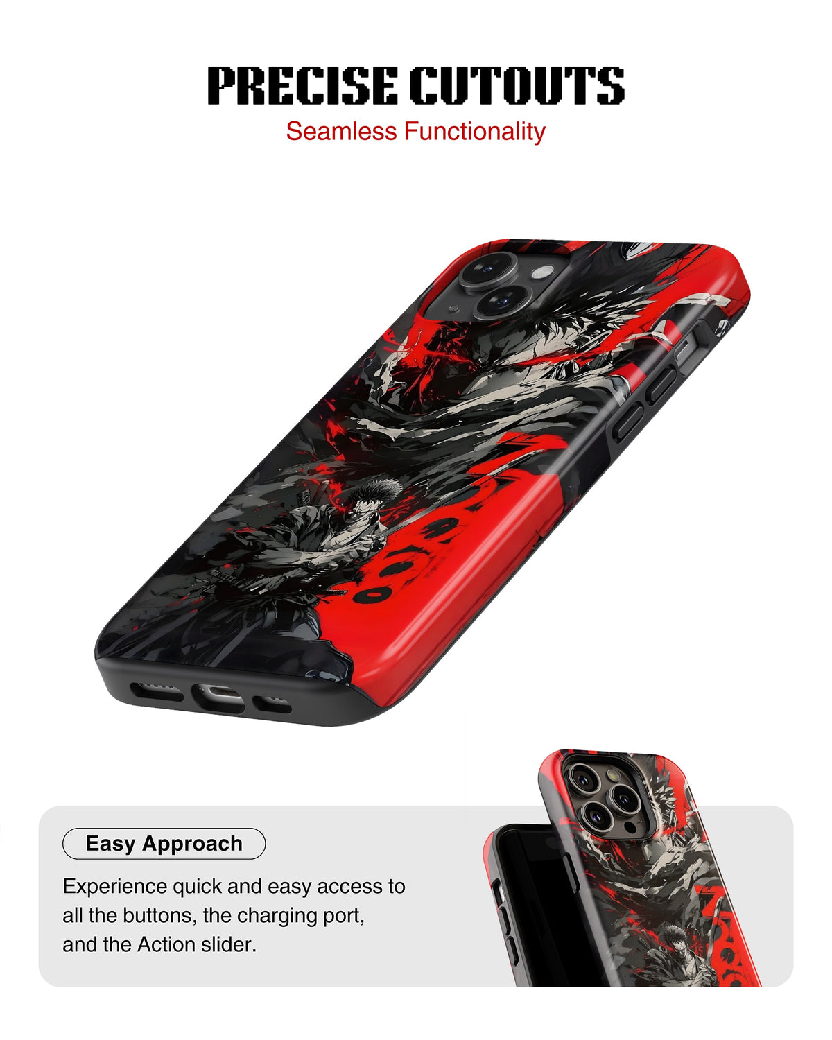 iPhone 17 Tank Case | Anime (Shadow Warrior)