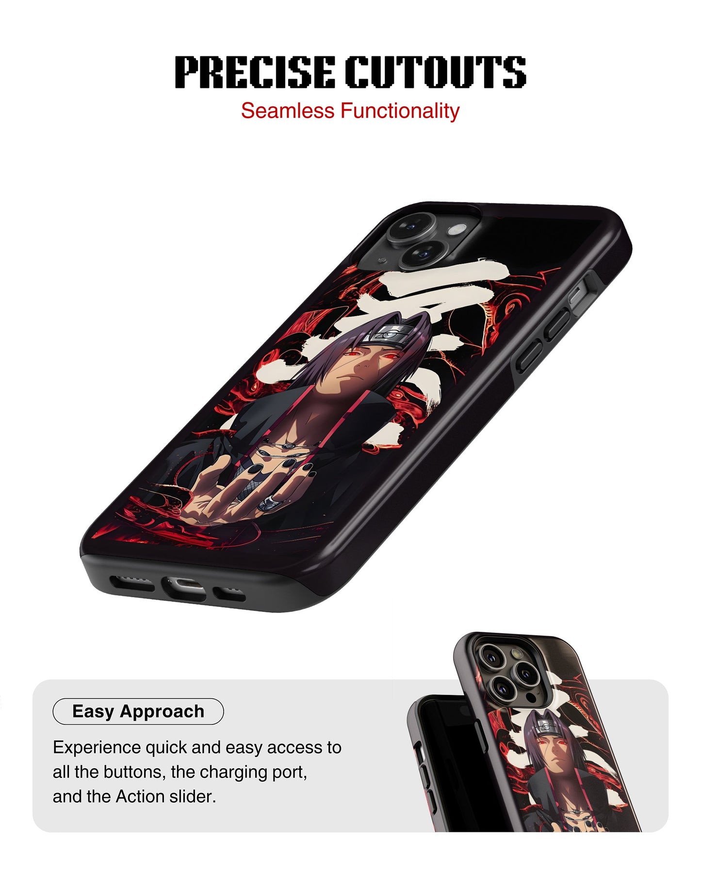 iPhone 13 Tank Case | Anime (Silent Itachi)