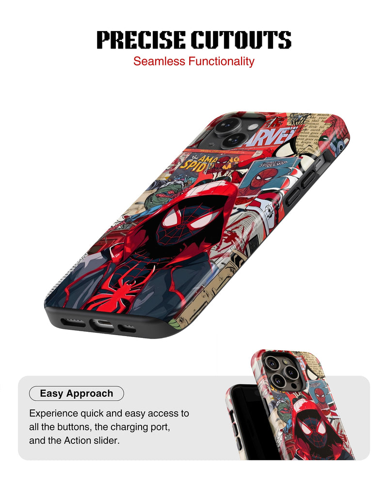 iPhone 12 Tank Case | Superhero (Spider Noir)