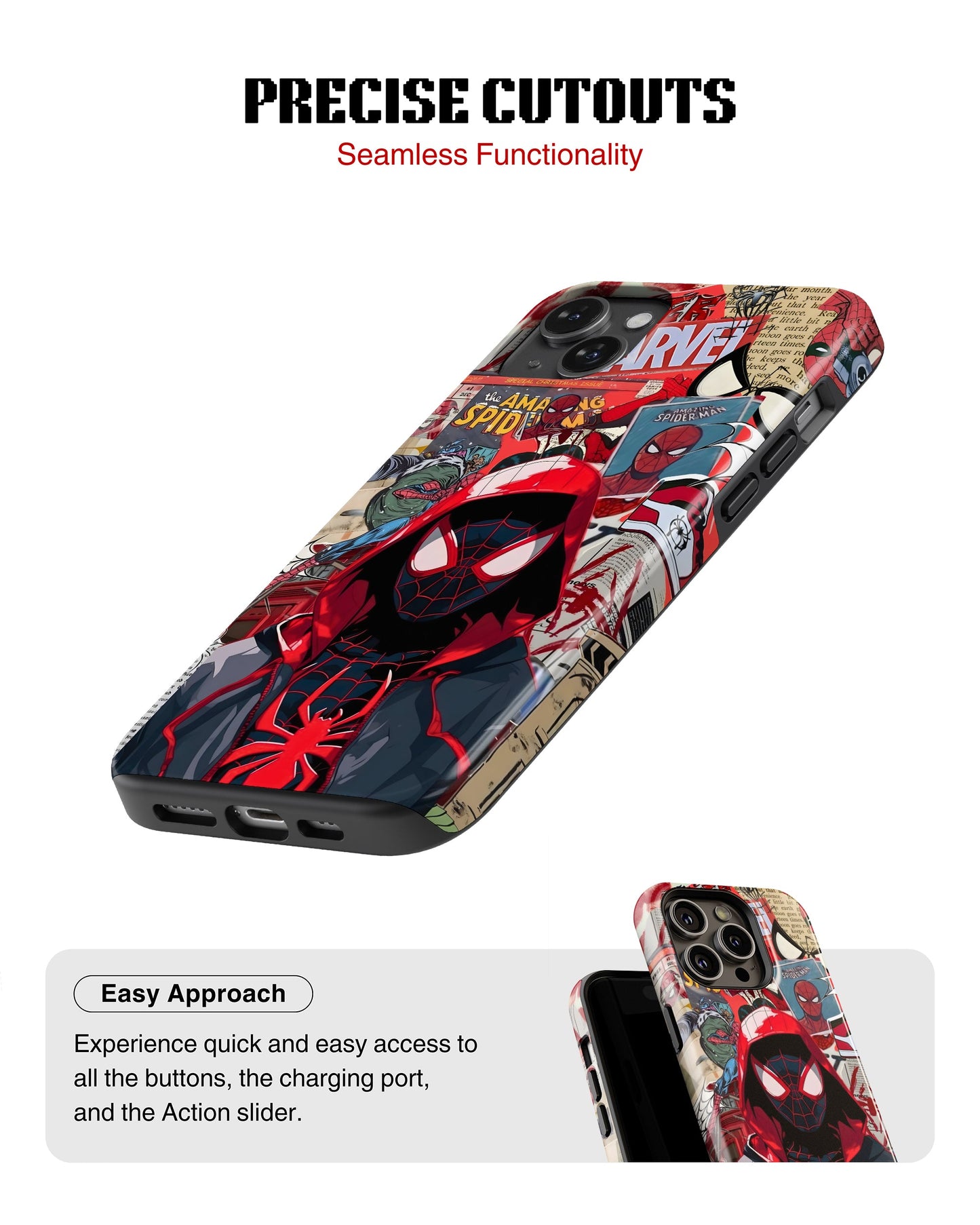 Samsung Galaxy S23 Plus Tank Case | Superhero (Spider Noir)