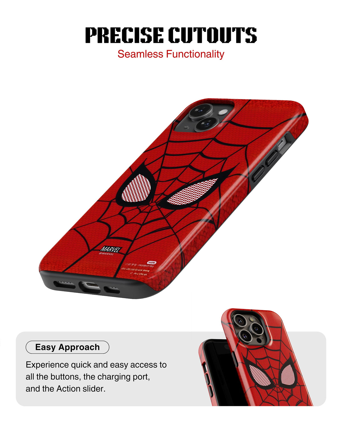 iPhone 13 Mini Tank Case | Superhero (Spider Web)