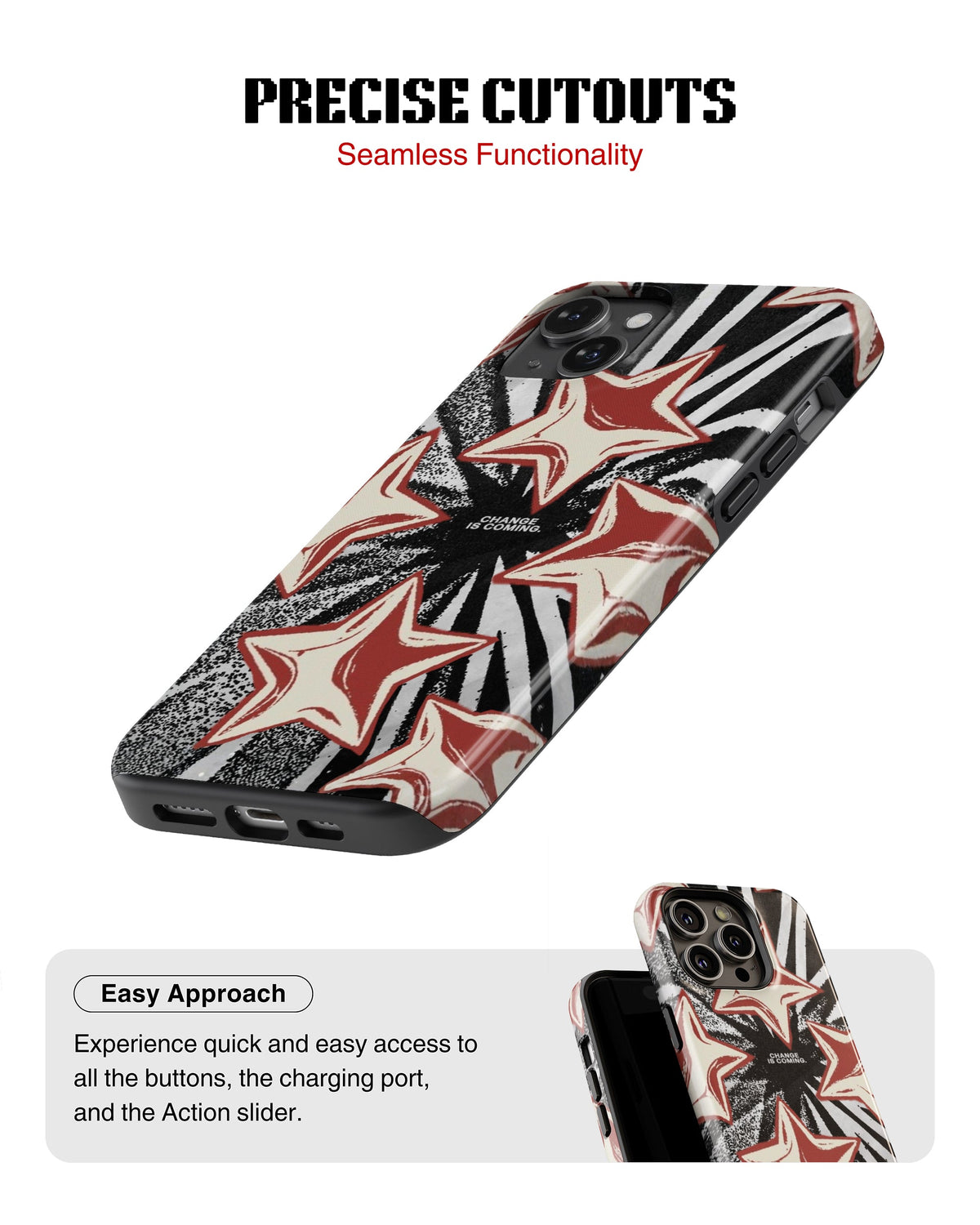 iPhone 14 Plus Tank Case | Modernism (Star Surge)