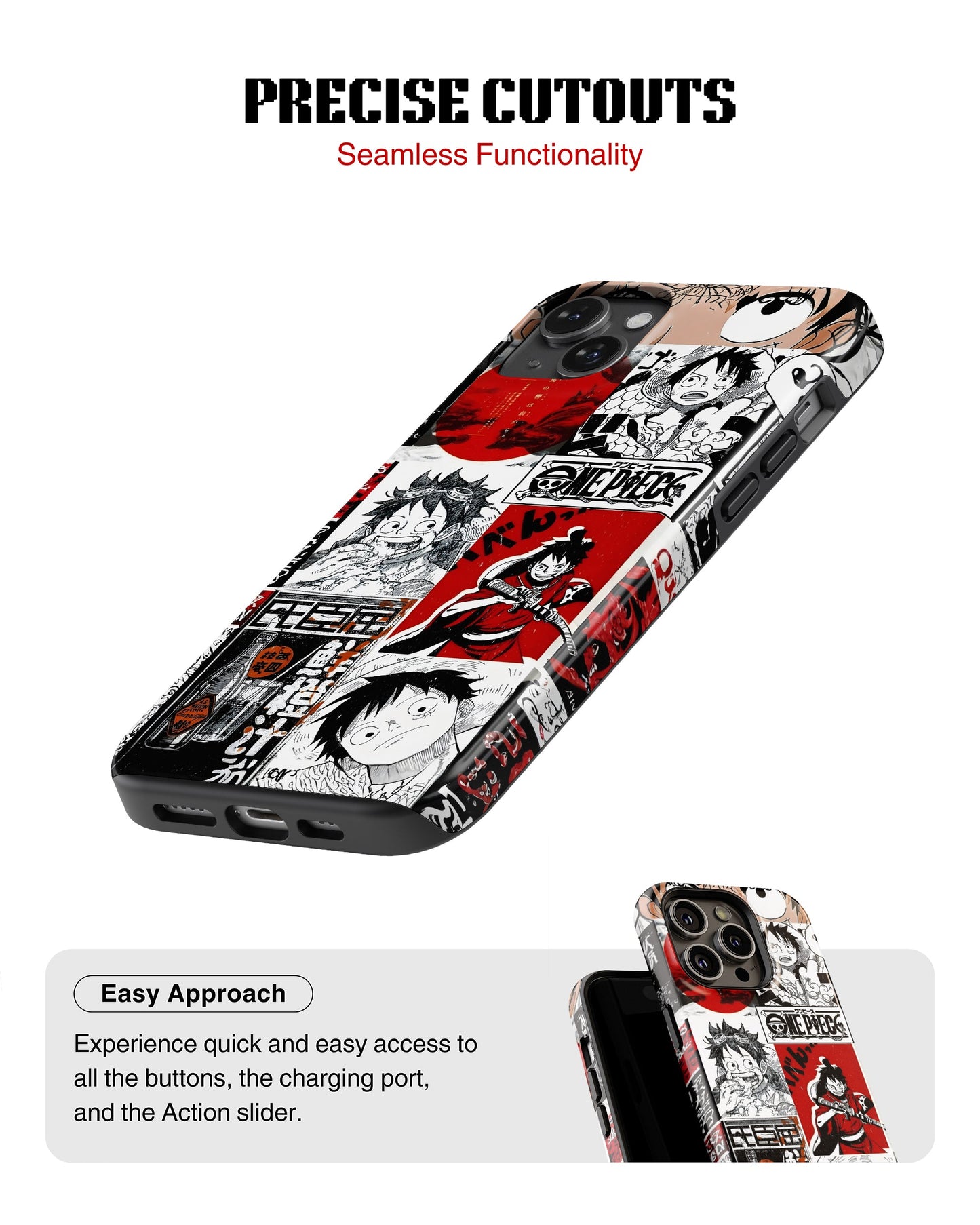 iPhone 13 Mini Tank Case | Anime (Straw Hat Saga)