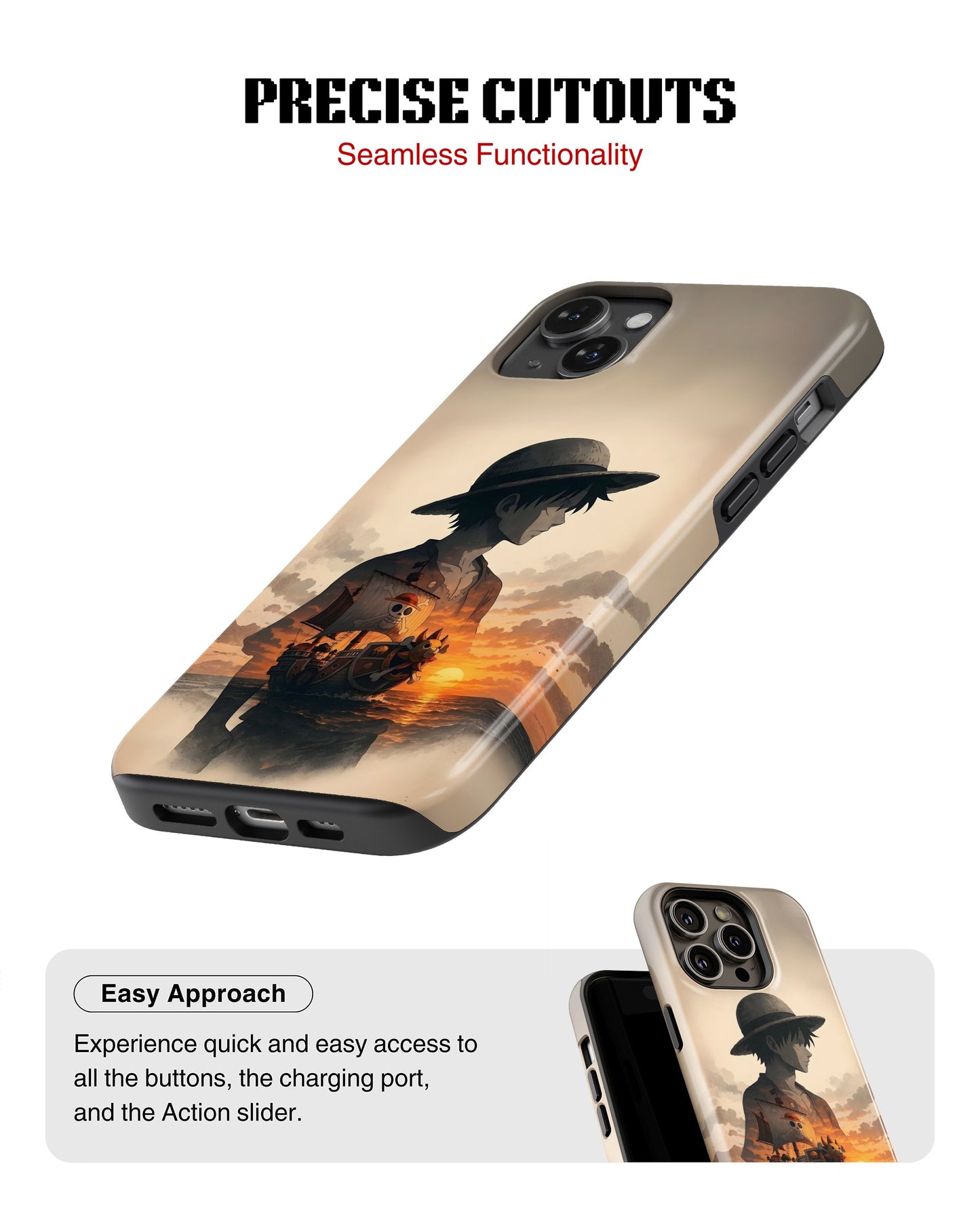 iPhone 14 Tank Case | Anime (Sunset Voyager)