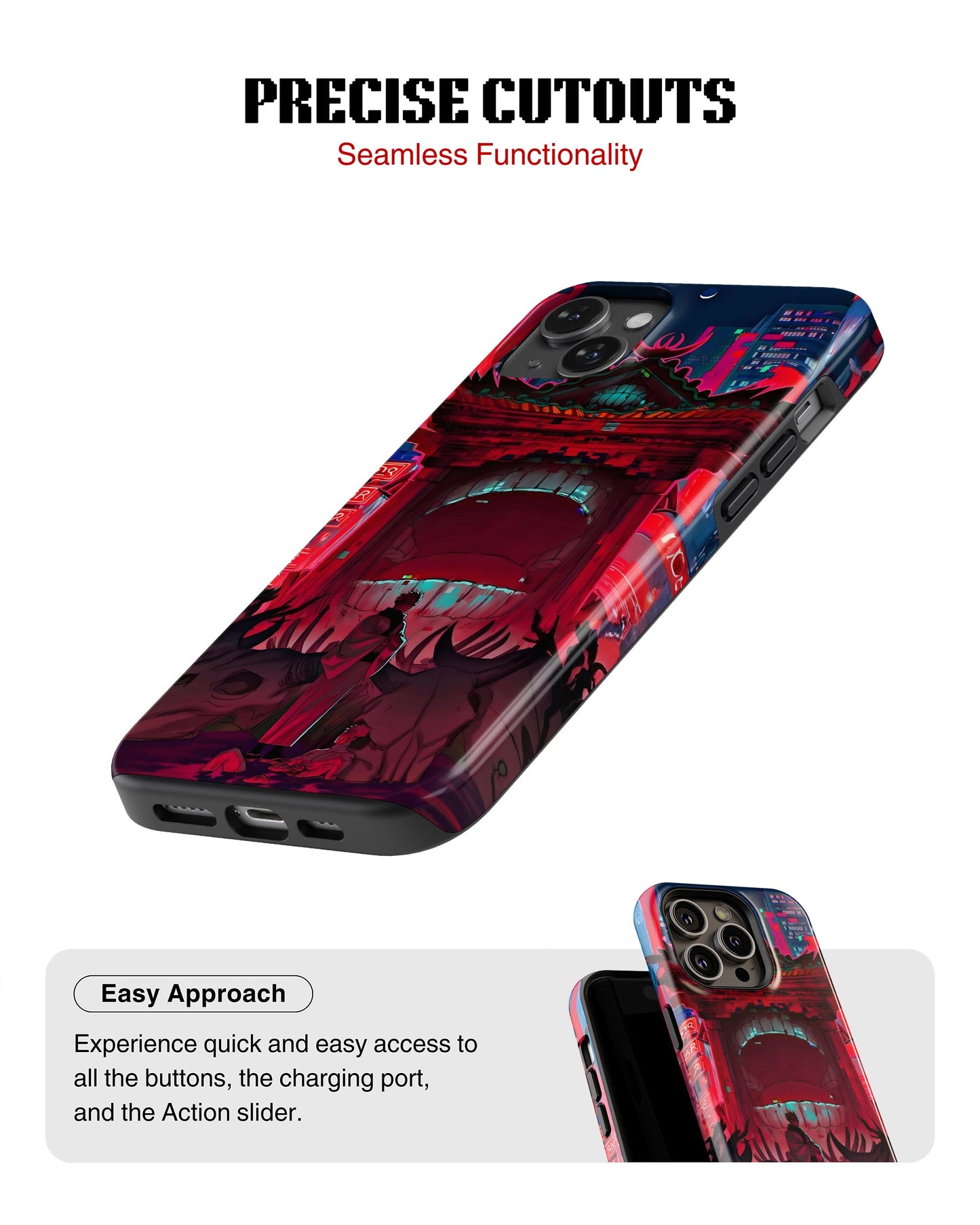 iPhone 14 Plus Tank Case | Anime (The Shrine)