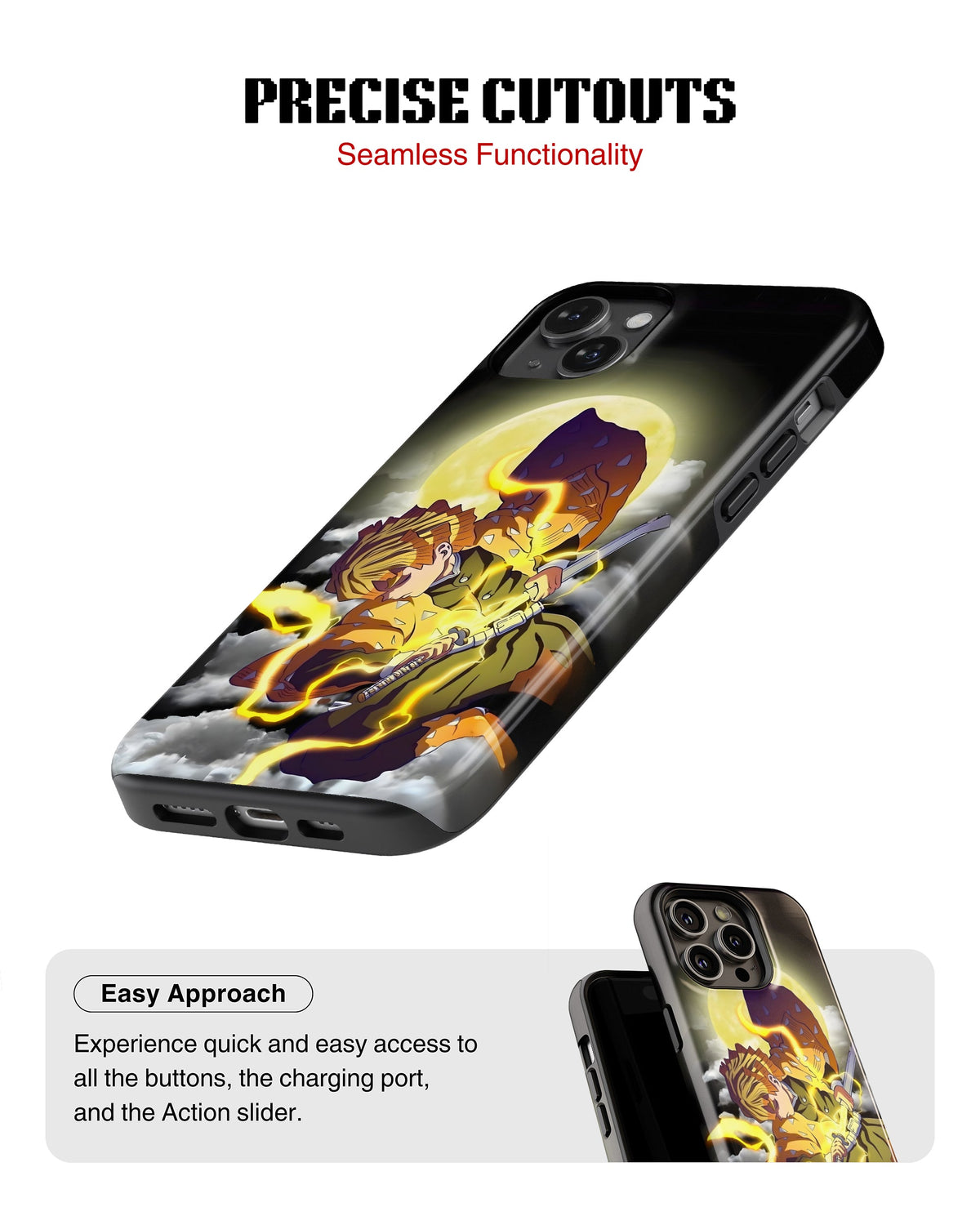 iPhone 16 Plus Tank Case | Anime (Thunder Blade)