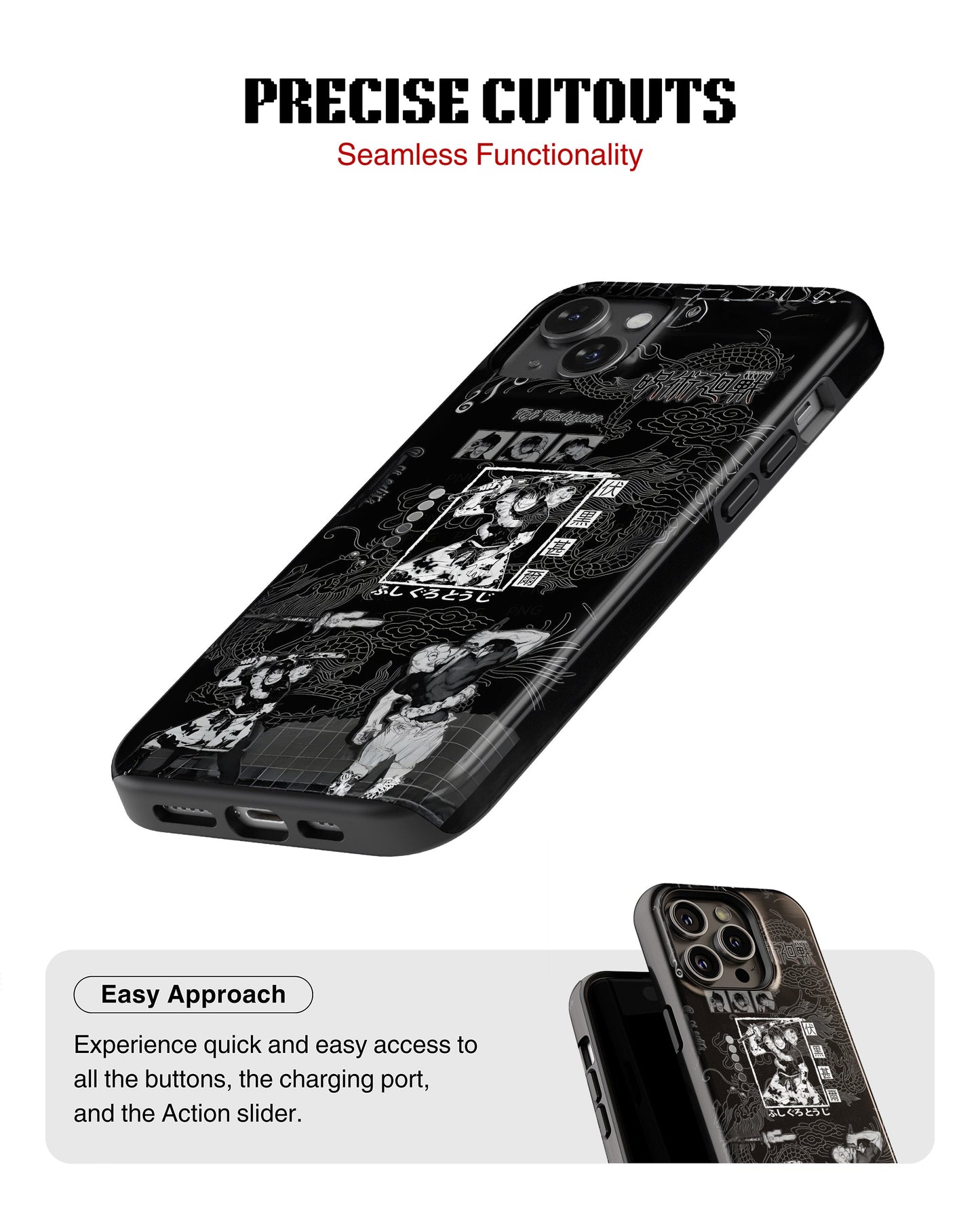 iPhone 12 Tank Case | Anime (Toji Fushiguro)
