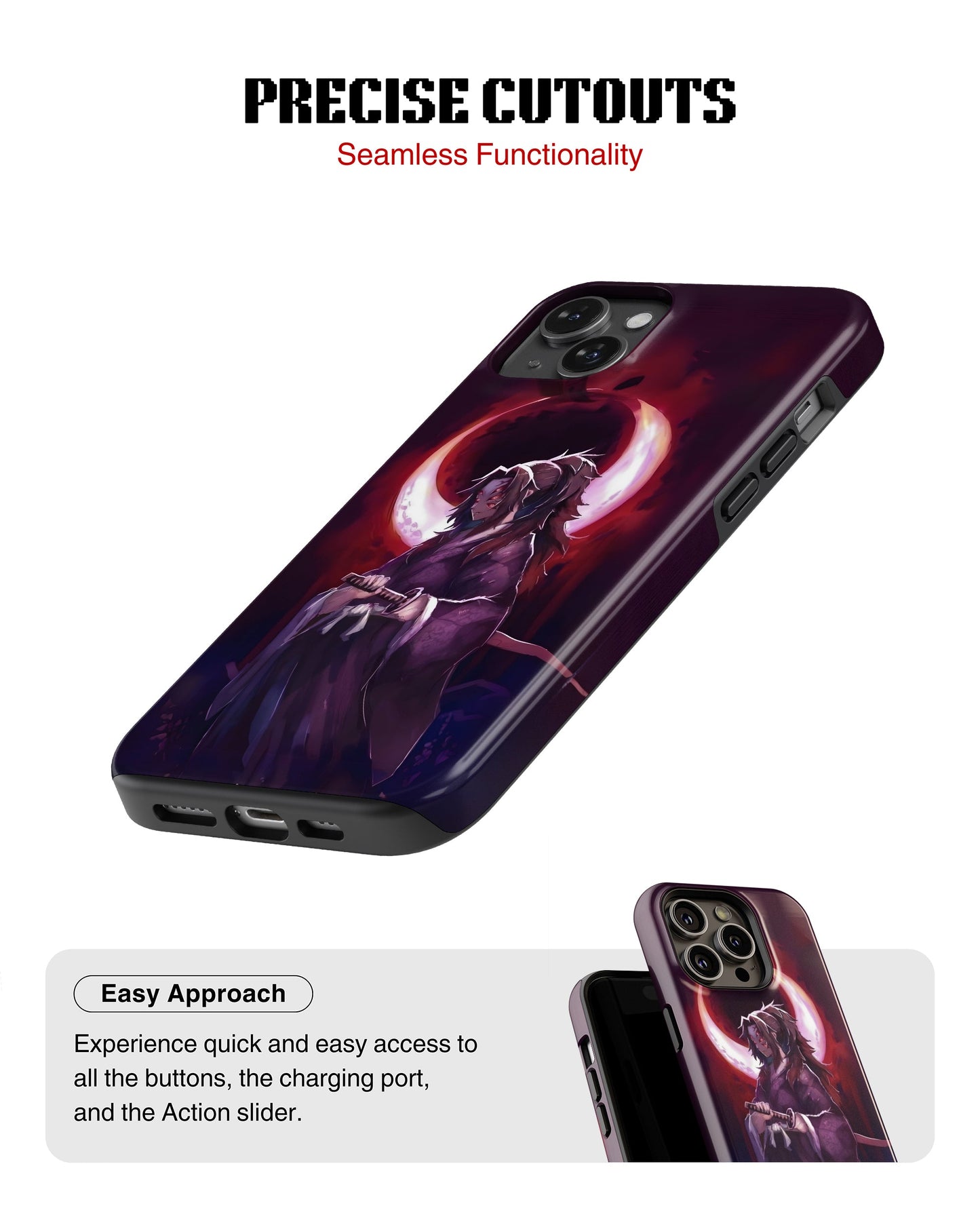 iPhone 13 Mini Tank Case | Anime (Upper Moon One)