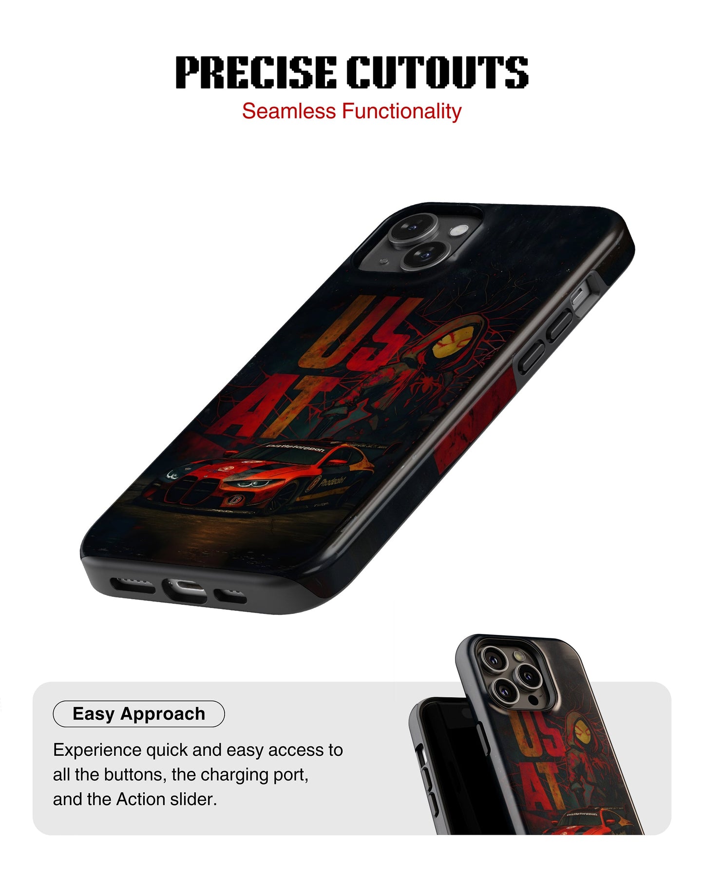 iPhone 12 Mini Tank Case | Sports Car (Urban Outlaw)