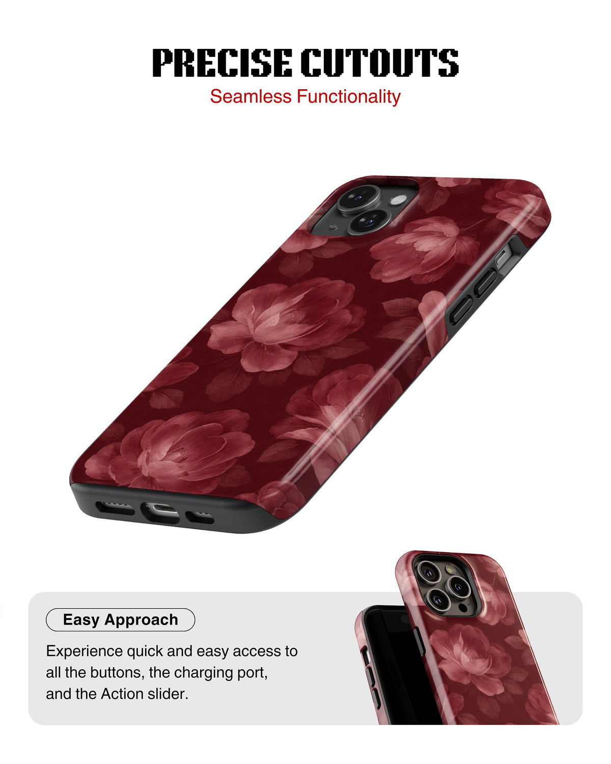 iPhone 14 Tank Case | Girls Aesthetics (Velvet Bloom)