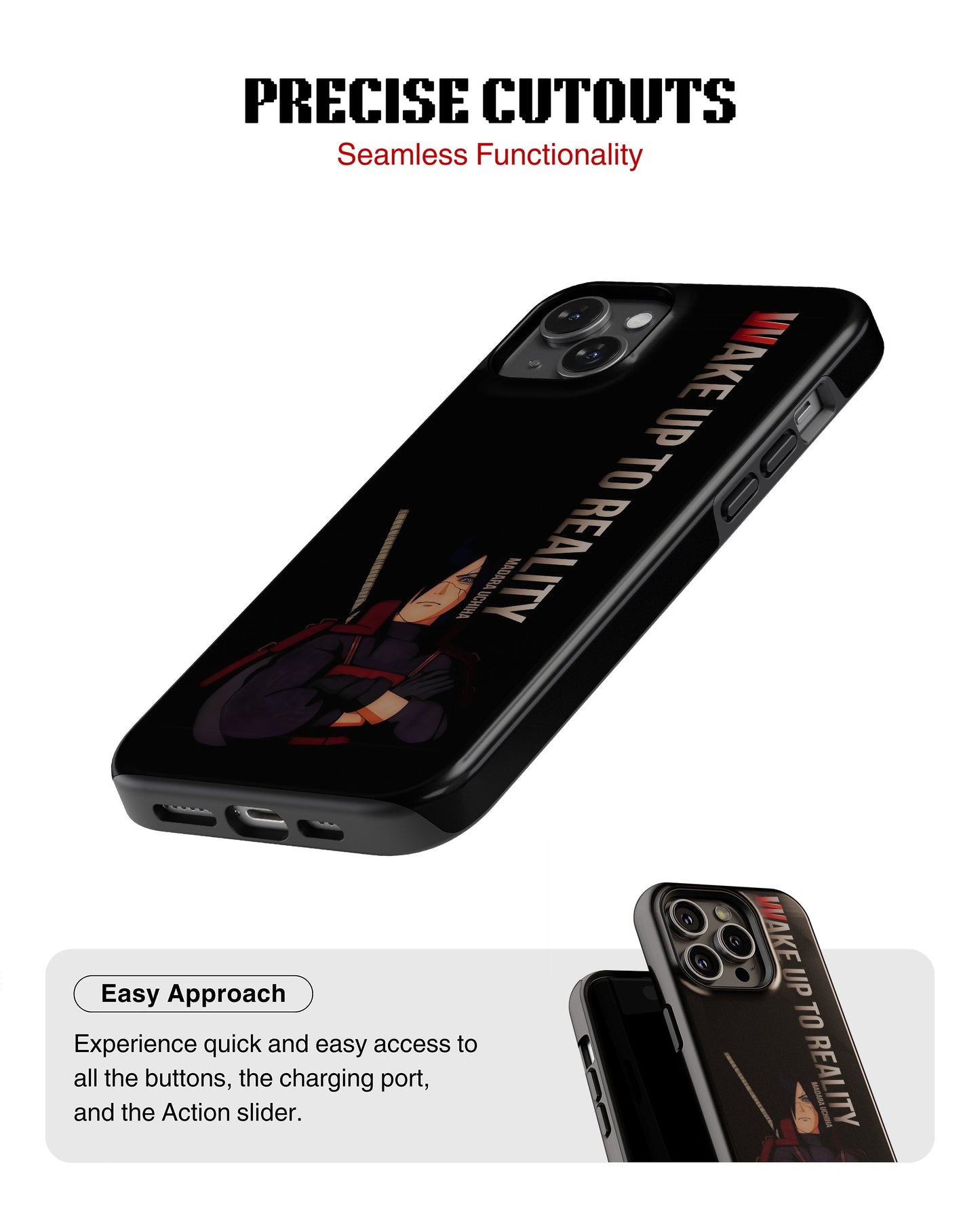 iPhone 12 Mini Tank Case | Anime (Wake up to Reality)