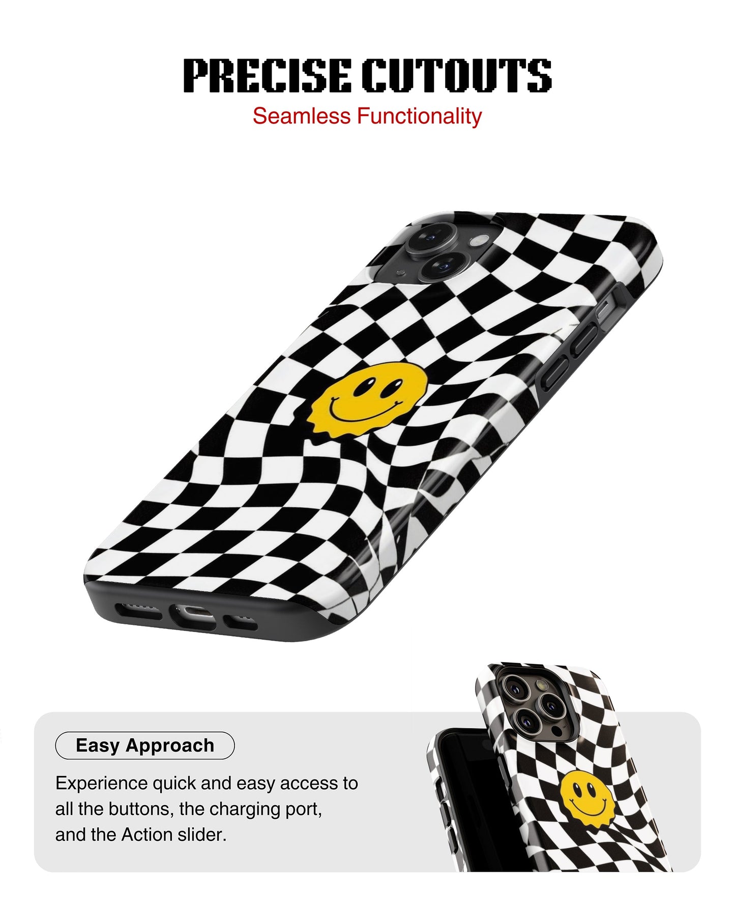 iPhone 14 Tank Case | Modernism (Warped Smile)