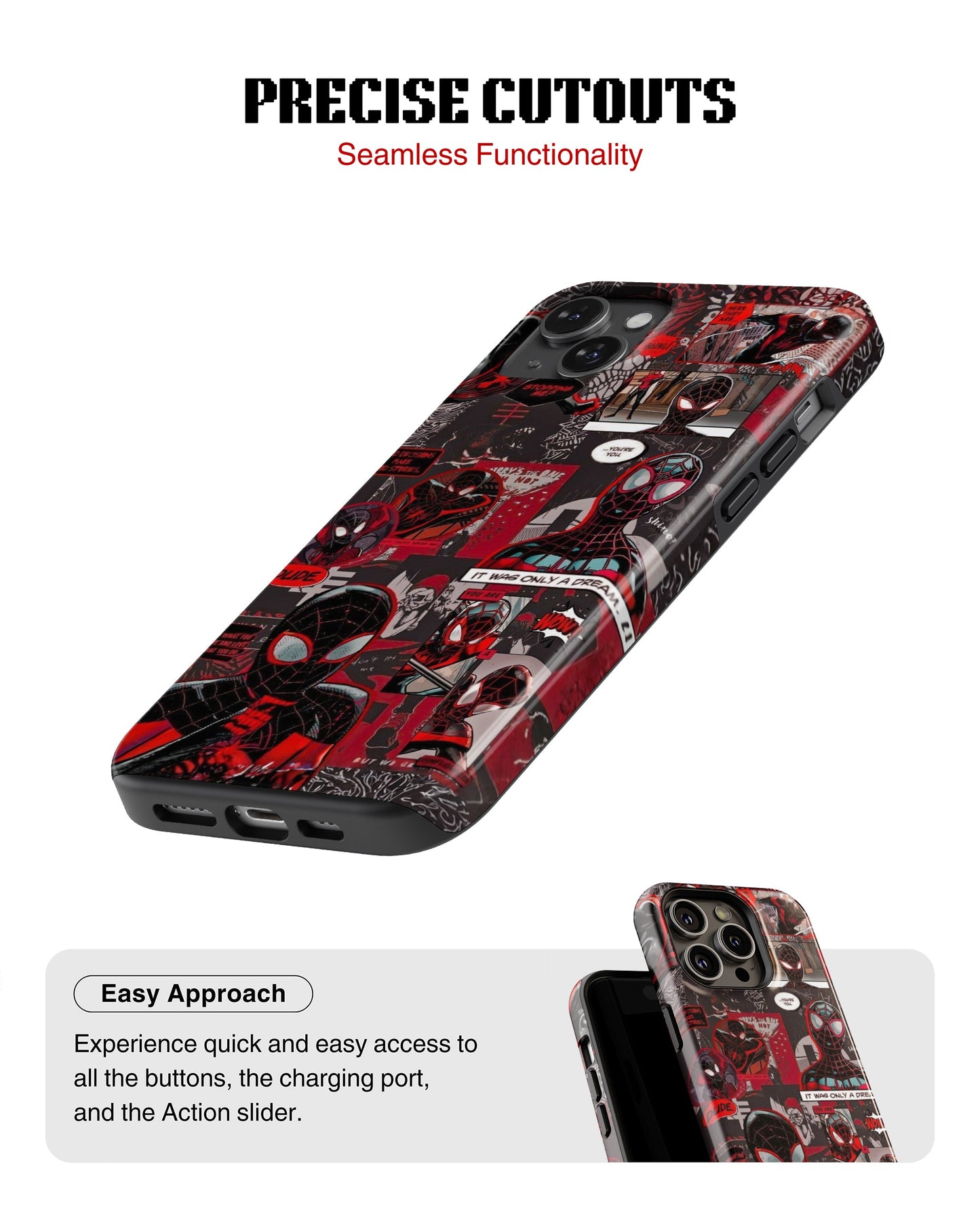 Samsung Galaxy S23 Plus Tank Case | Superhero (Web Chaos)