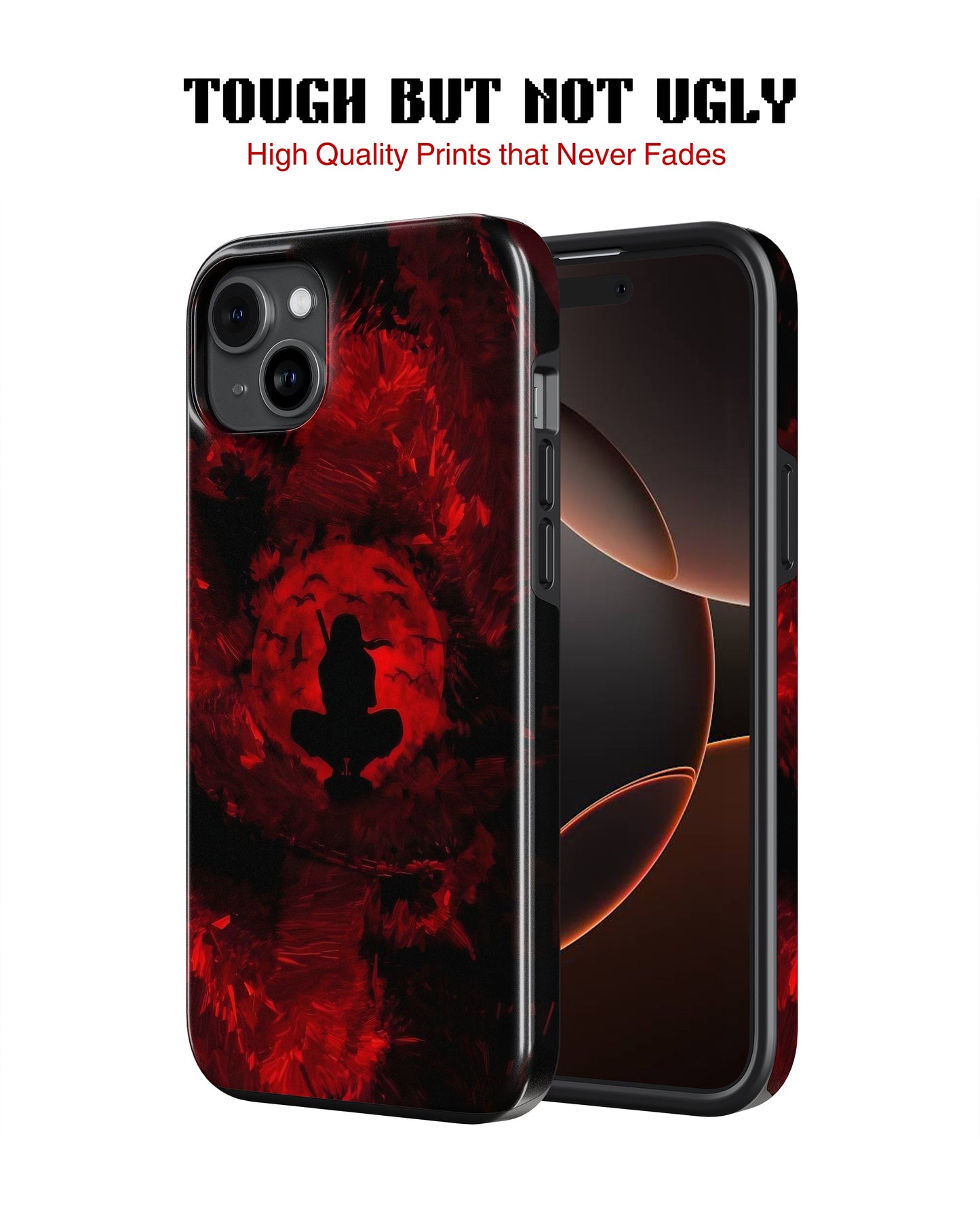 iPhone 14 Plus Tank Case | Anime (Blood Moon)