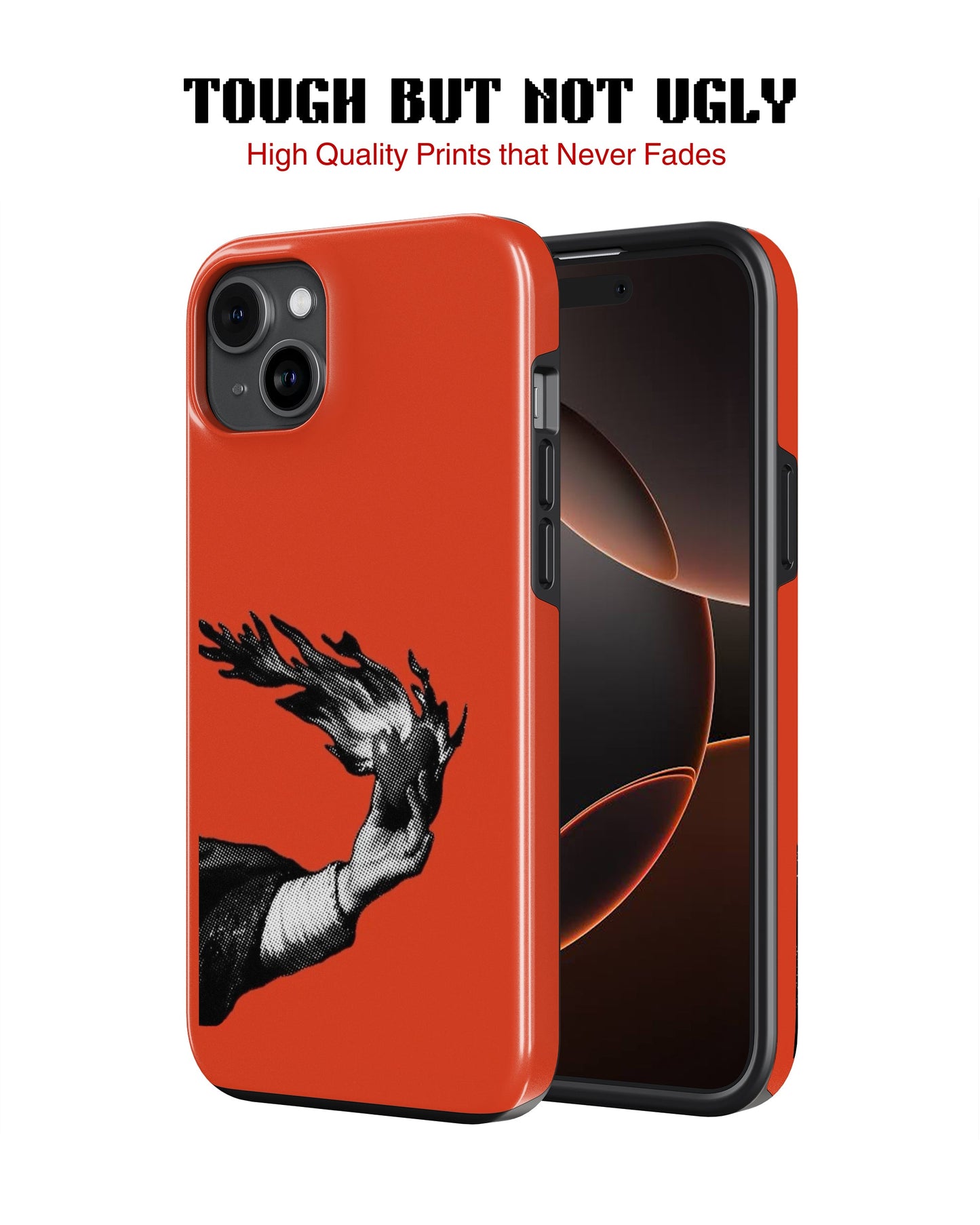 iPhone 13 Mini Tank Case | Modernism (Burning Hand)