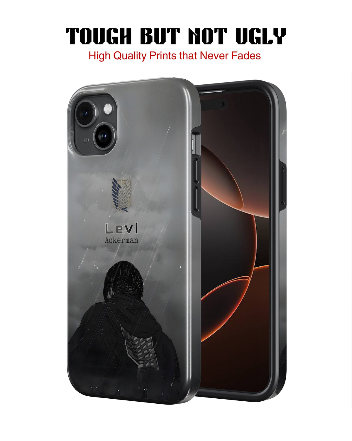 iPhone 14 Plus Tank Case | Anime (Captain Levi)