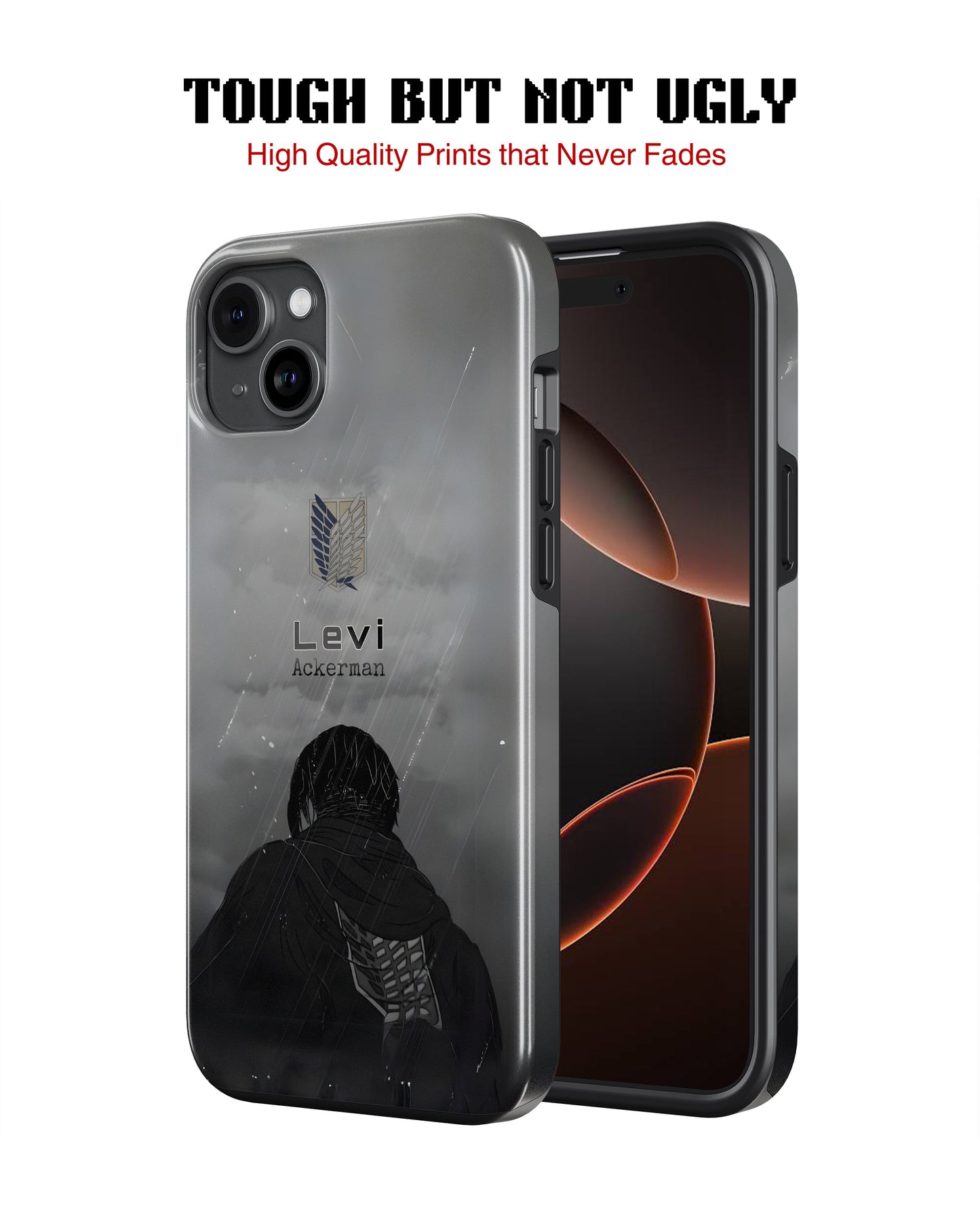 iPhone 14 Plus Tank Case | Anime (Captain Levi)